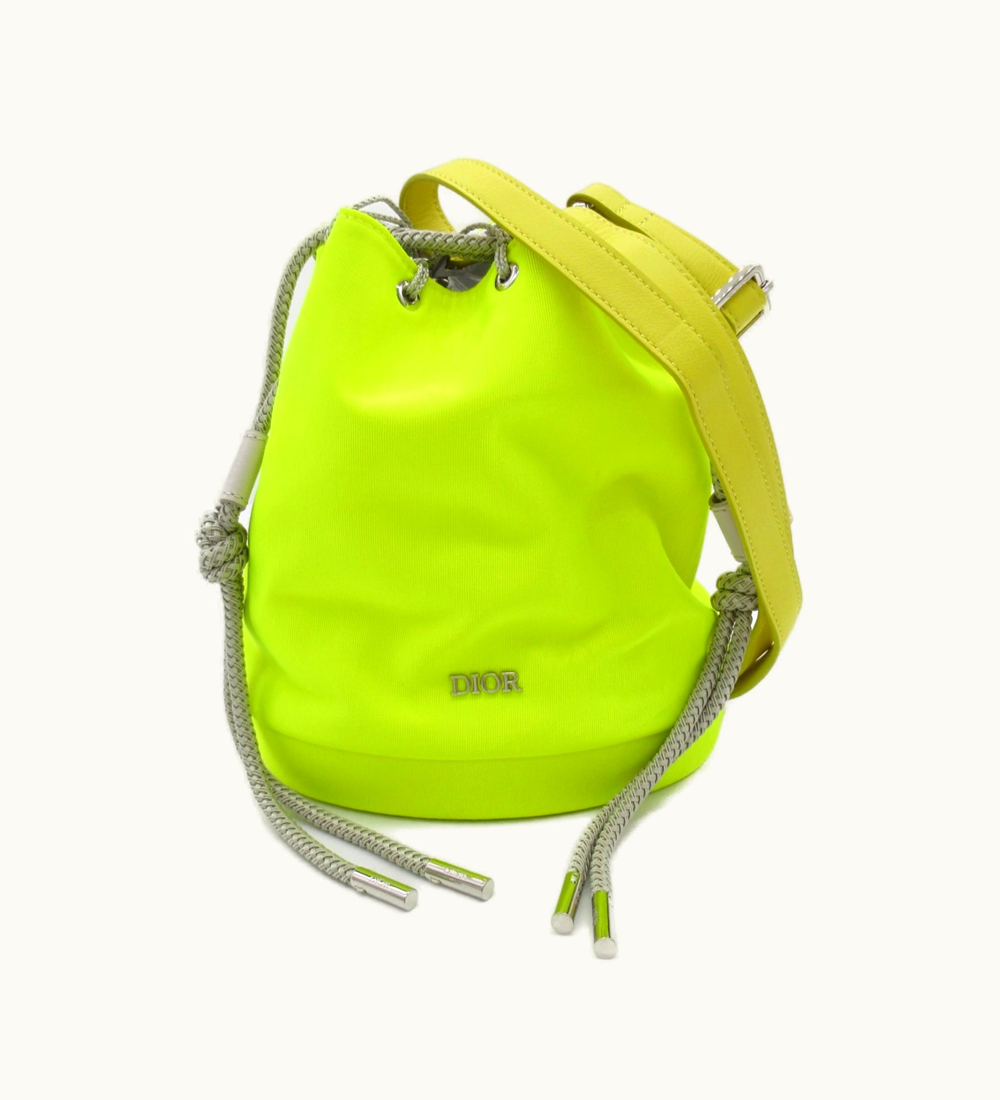 Dior Dior Shoulder Bag Yellow Nylon