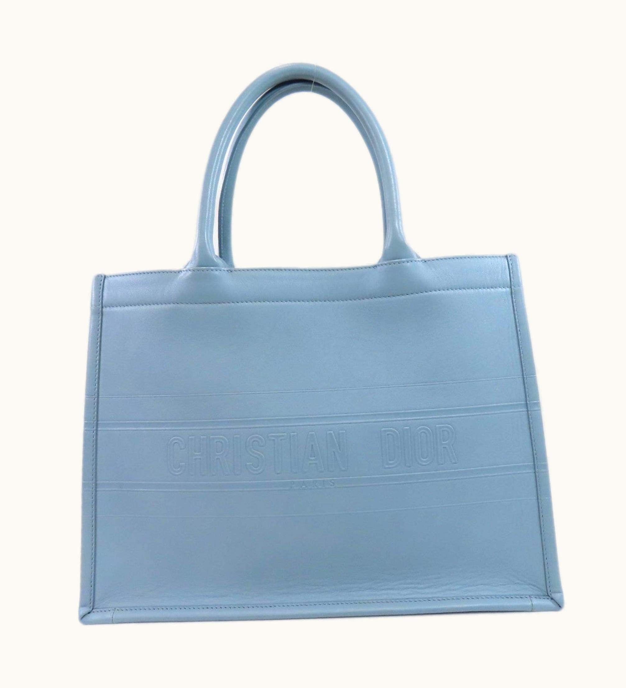 Dior Christian Dior Thoth Tote Bag Calf Women's Blue