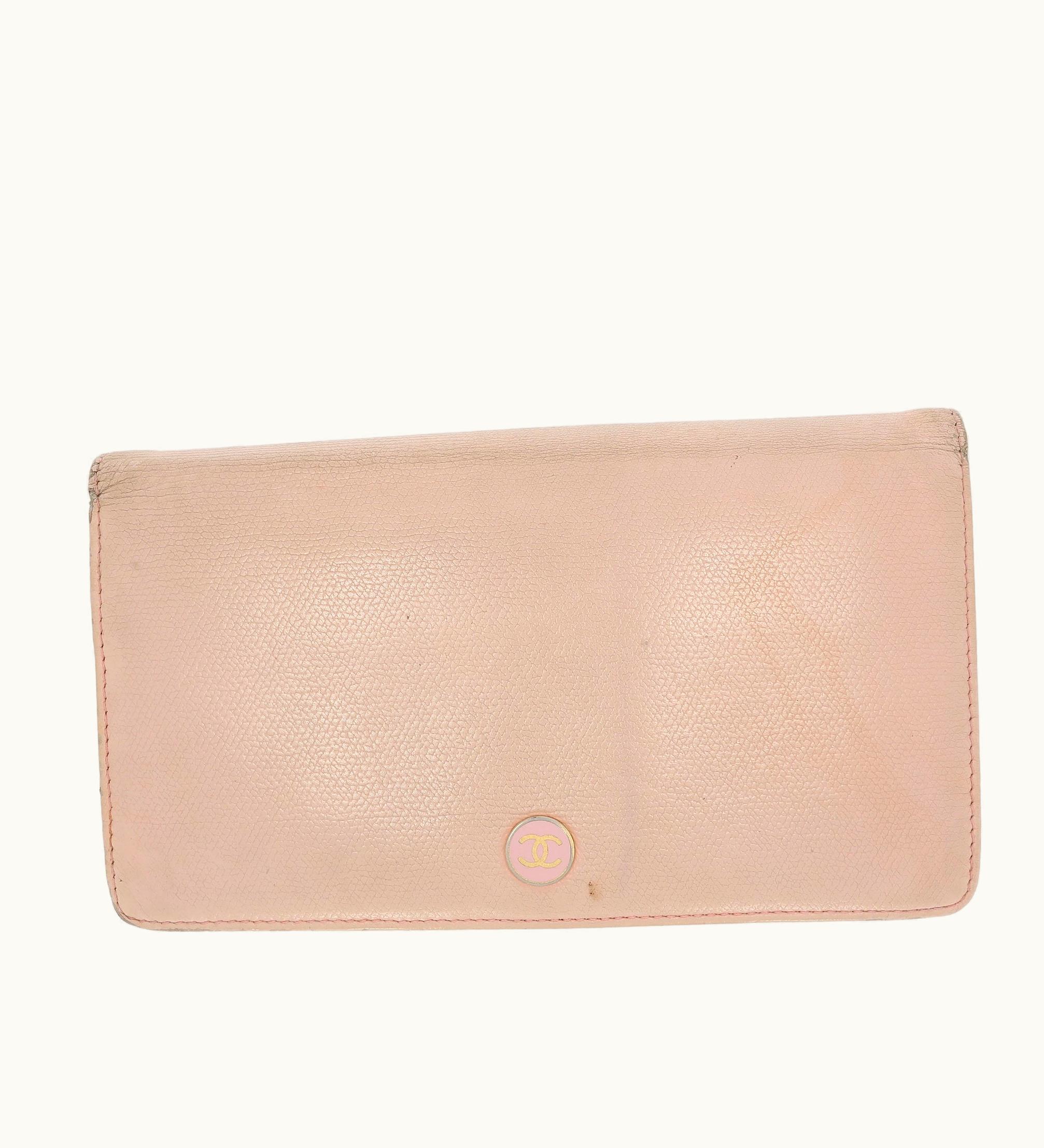 Chanel Chanel Wallet 8598222 Caviar Leather Pink
