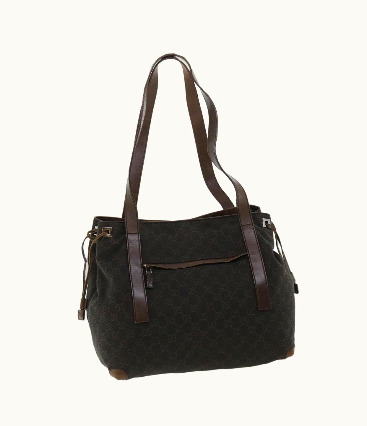 Gucci Gucci GG Canvas Tote Bag Brown 30501/203419