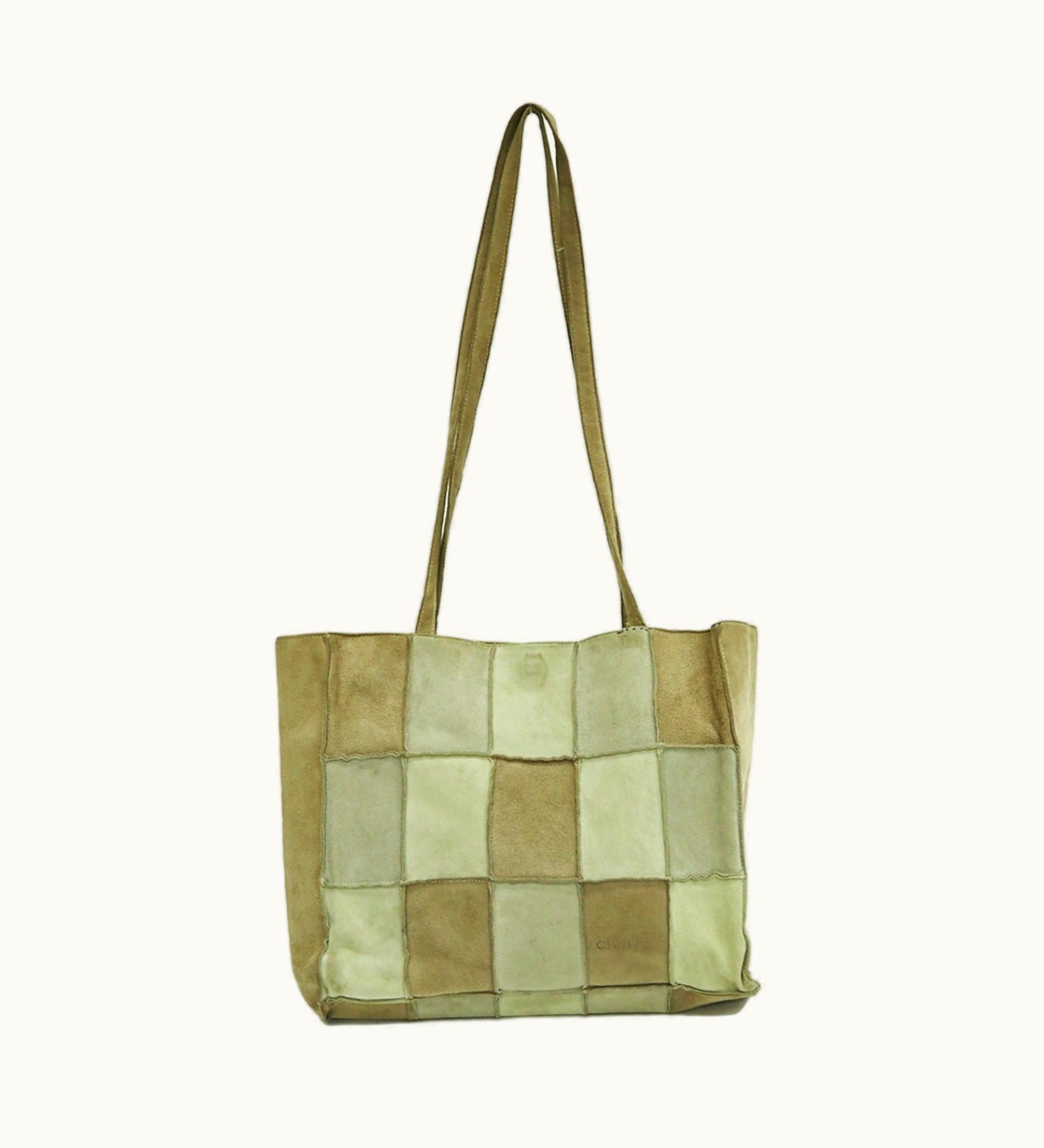 Chanel Chanel Suede Patchwork Shoulder Tote Bag Beige 6Th Series Ladies