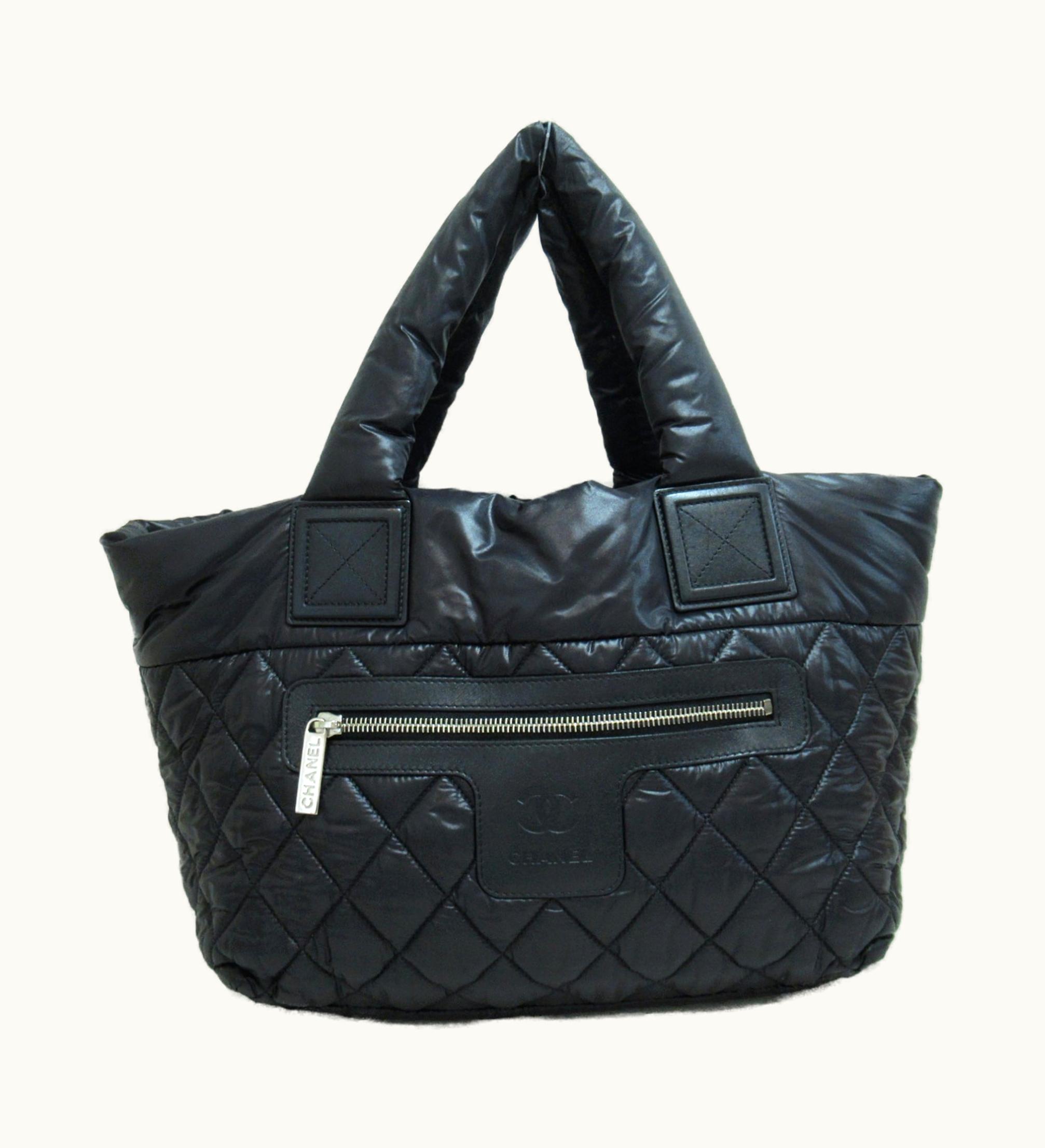 Chanel Chanel Coco Cocoon Tote Bag Black Nylon
