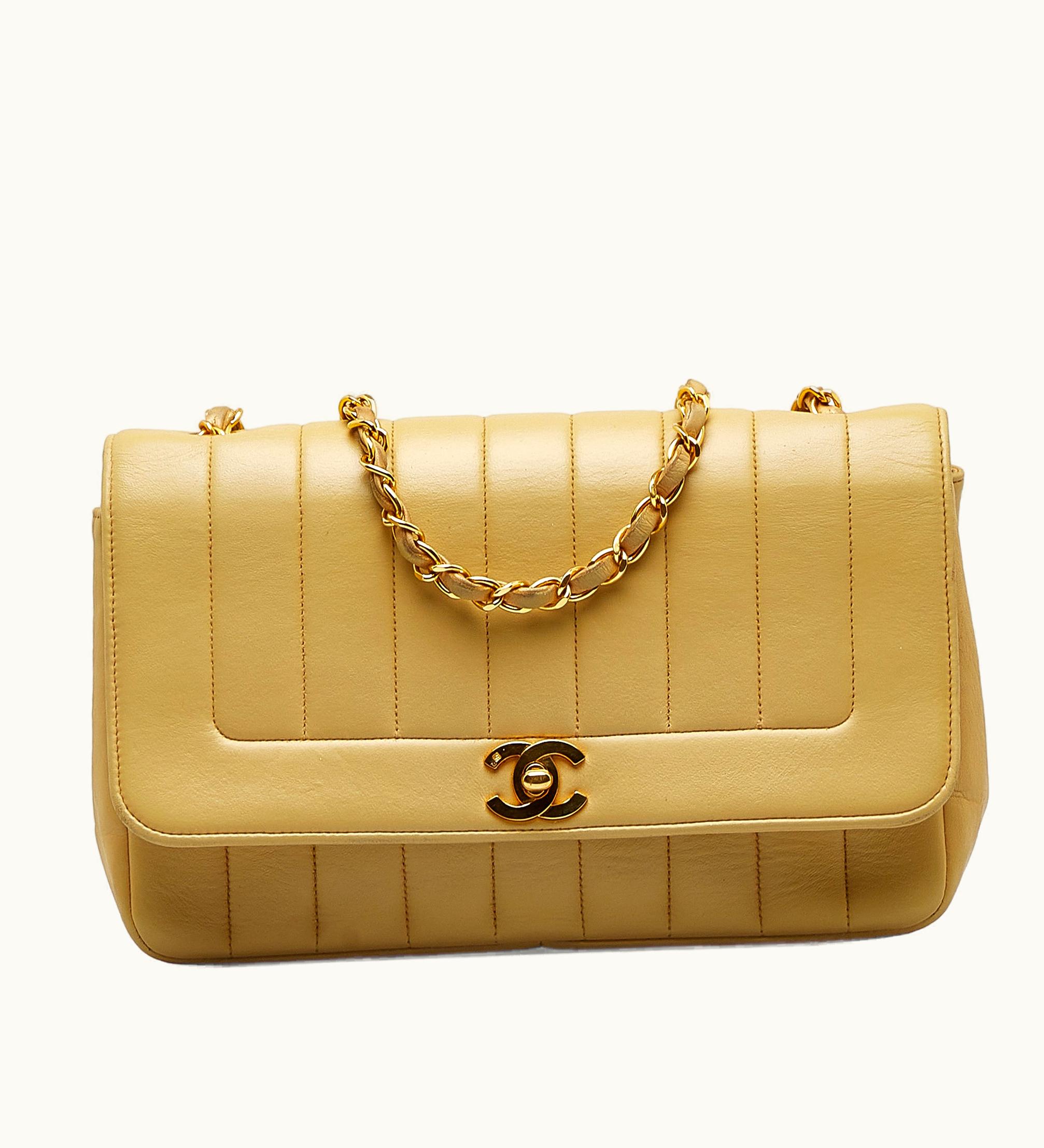 Chanel Chanel Lambskin Quilted Flap Crossbody Bag Black