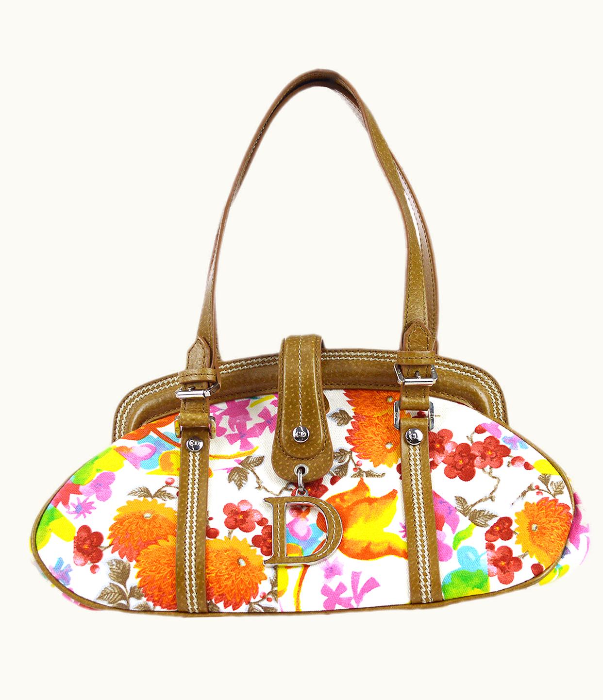 Dior Dior Christian Dior Flower Handbag Multicolor 78603