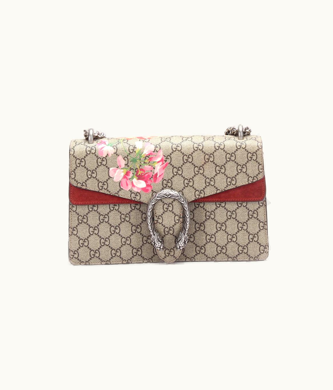 Gucci Gucci Gucci Small GG Supreme Blooms Dionysus Shoulder Bag