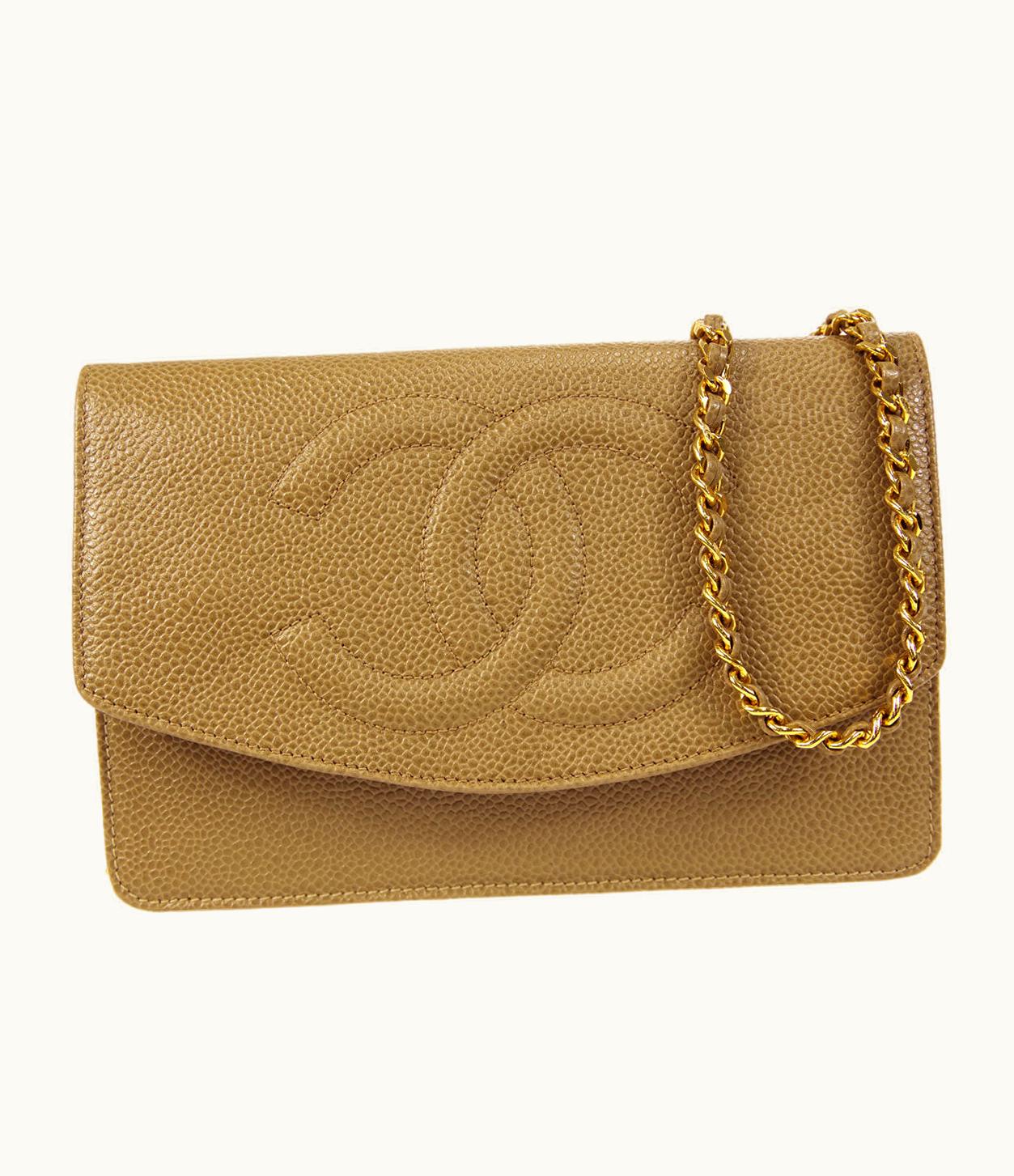 Chanel Chanel 1996-1997 Timeless Woc Beige Caviar 27240