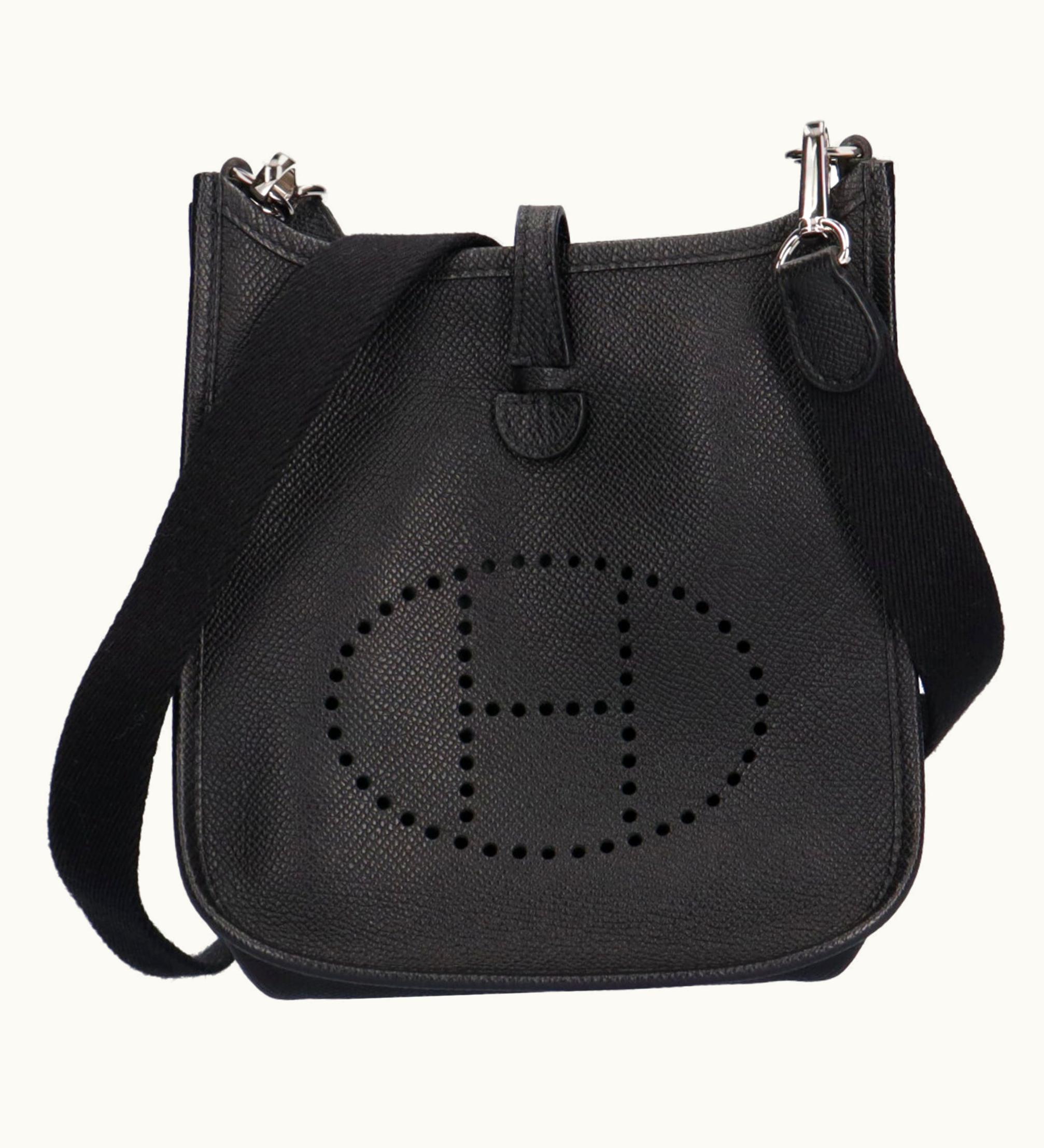 Hermès Hermès Evelyne Tpm Shoulder Bag Leather Black Ladies