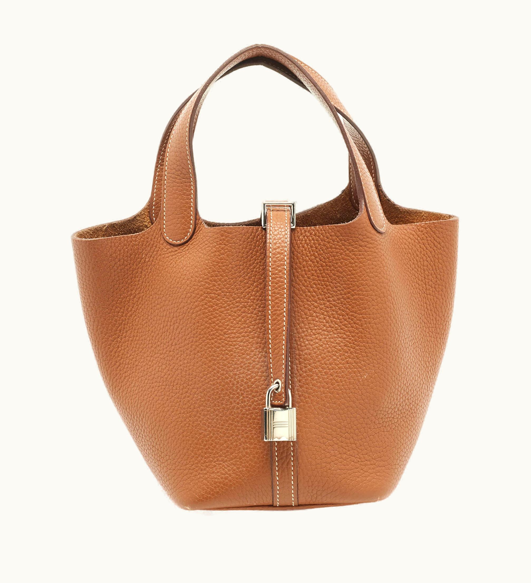 Hermès Hermès Gold Togo Leather Picotin Lock 18 Bag