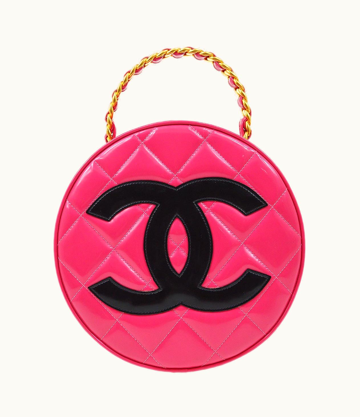 Chanel Chanel 1995 Round Vanity Handbag 92591