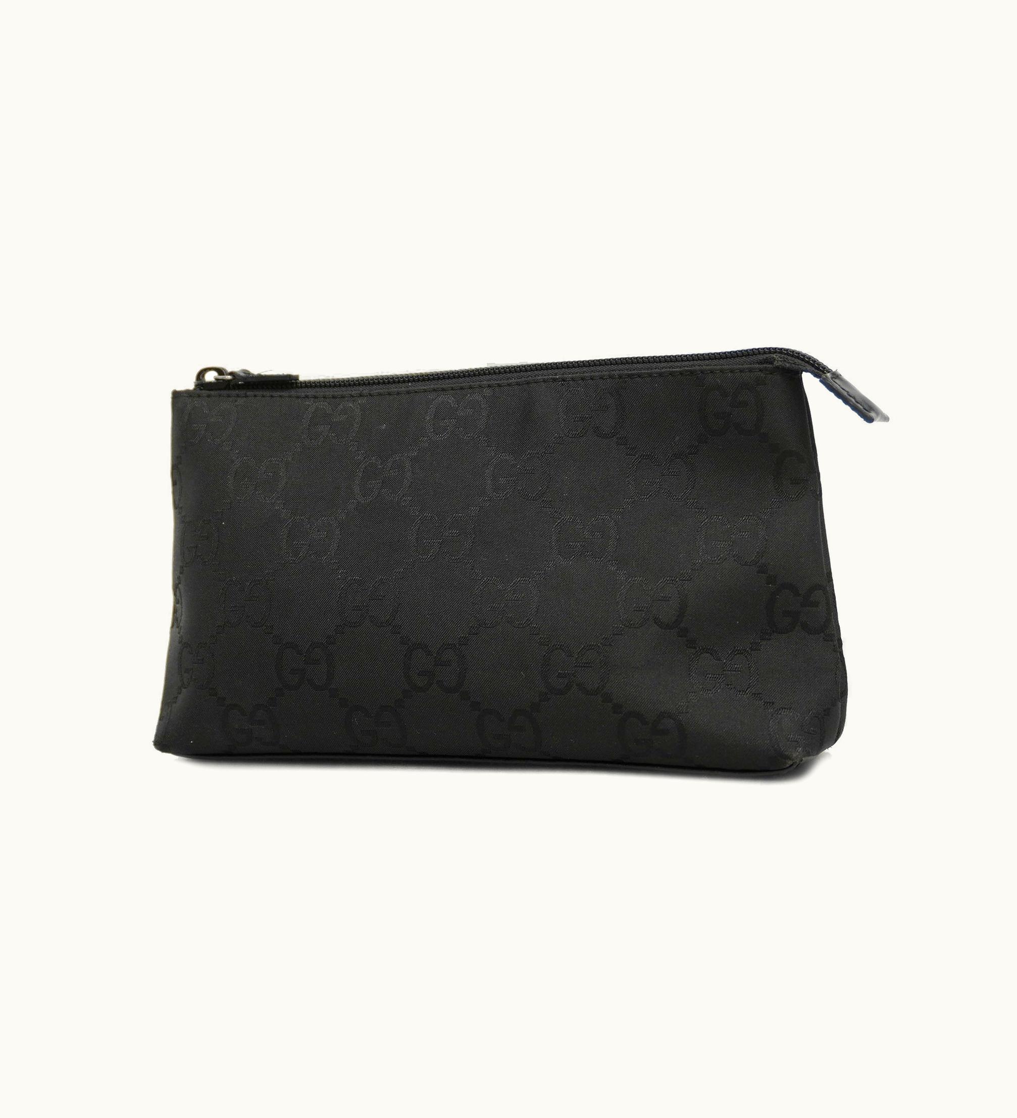 Gucci Gucci Pouch 039 1117 Women's Nylon Pouch Black