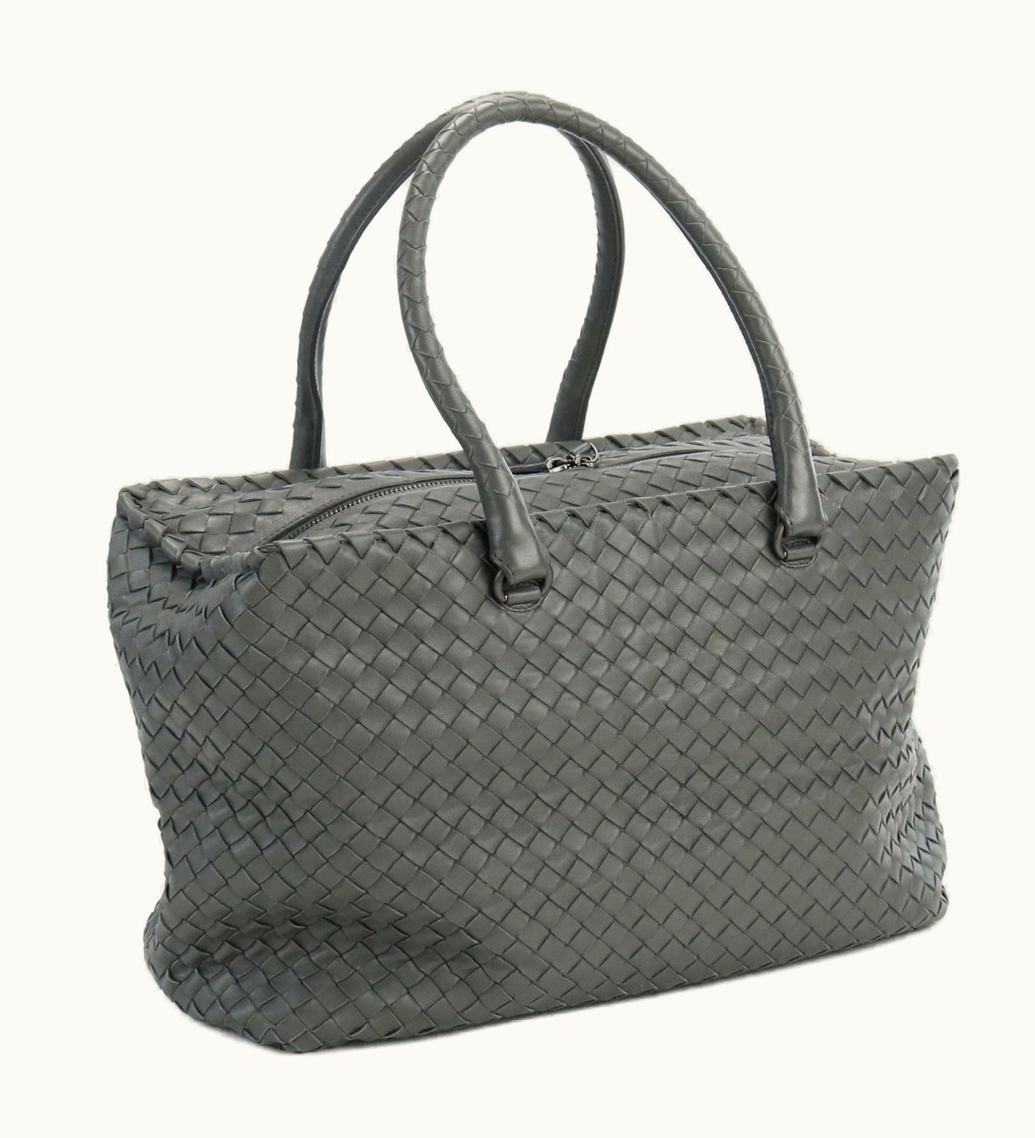 Bottega Veneta Bottega Veneta Bottegaveneta Boston Bag Intrecciato Tote Leather Unisex