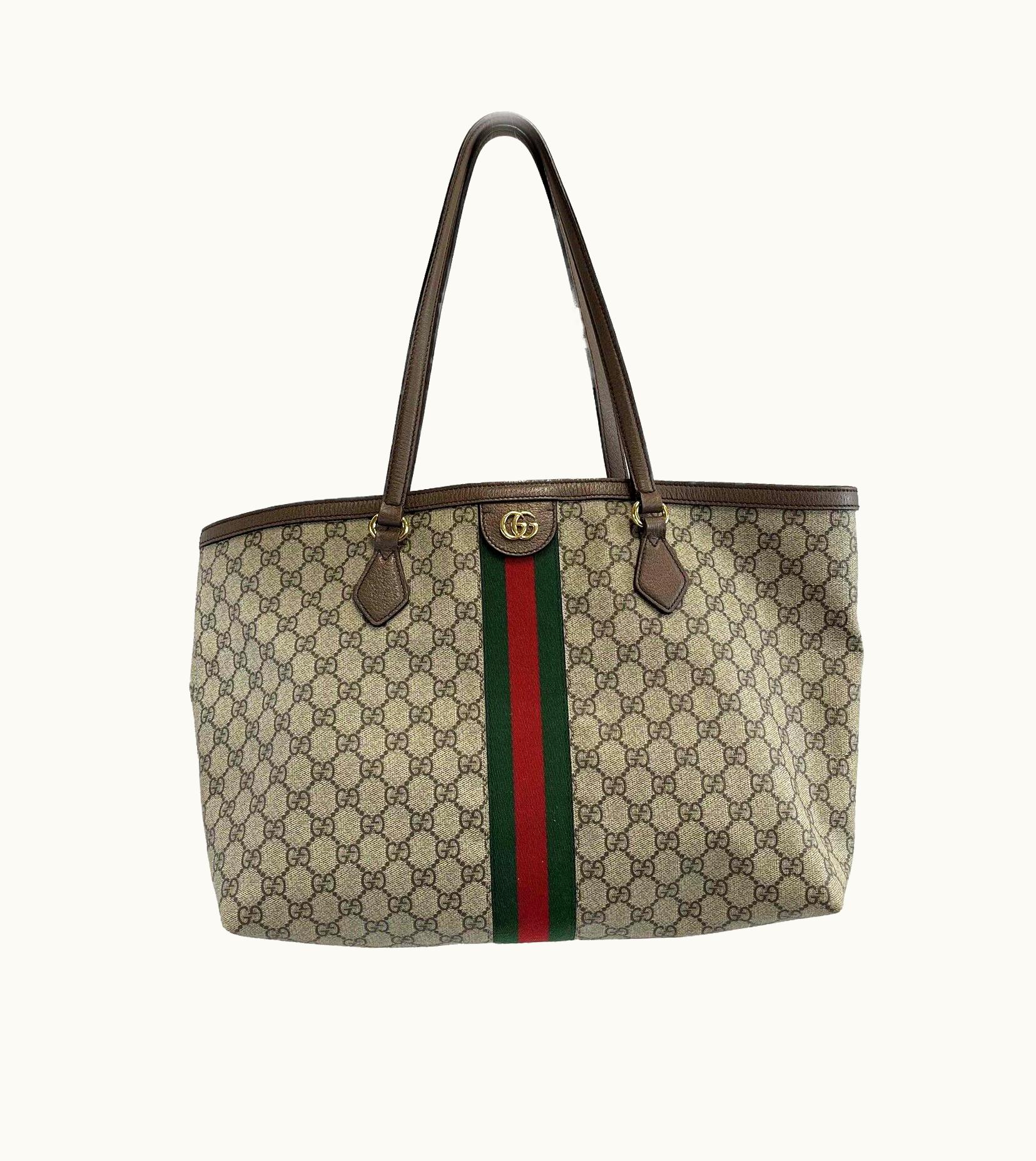 Gucci Gucci - Good - Ophidia GG Medium Shoulder Tote - Beige & Ebony - Handbag