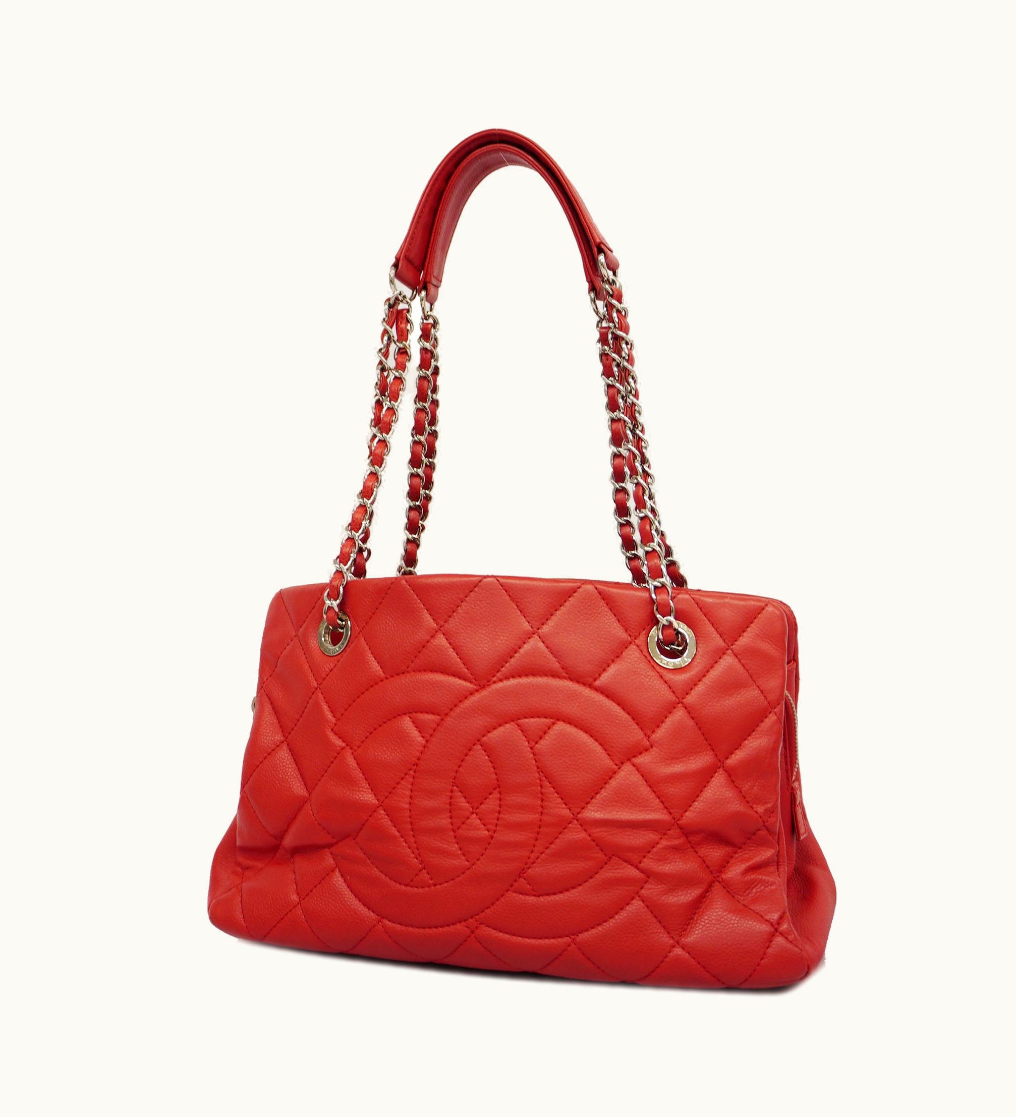 Chanel Chanel Matelasse W Flap W Chain Shoulder Bag Women's Caviar Leather