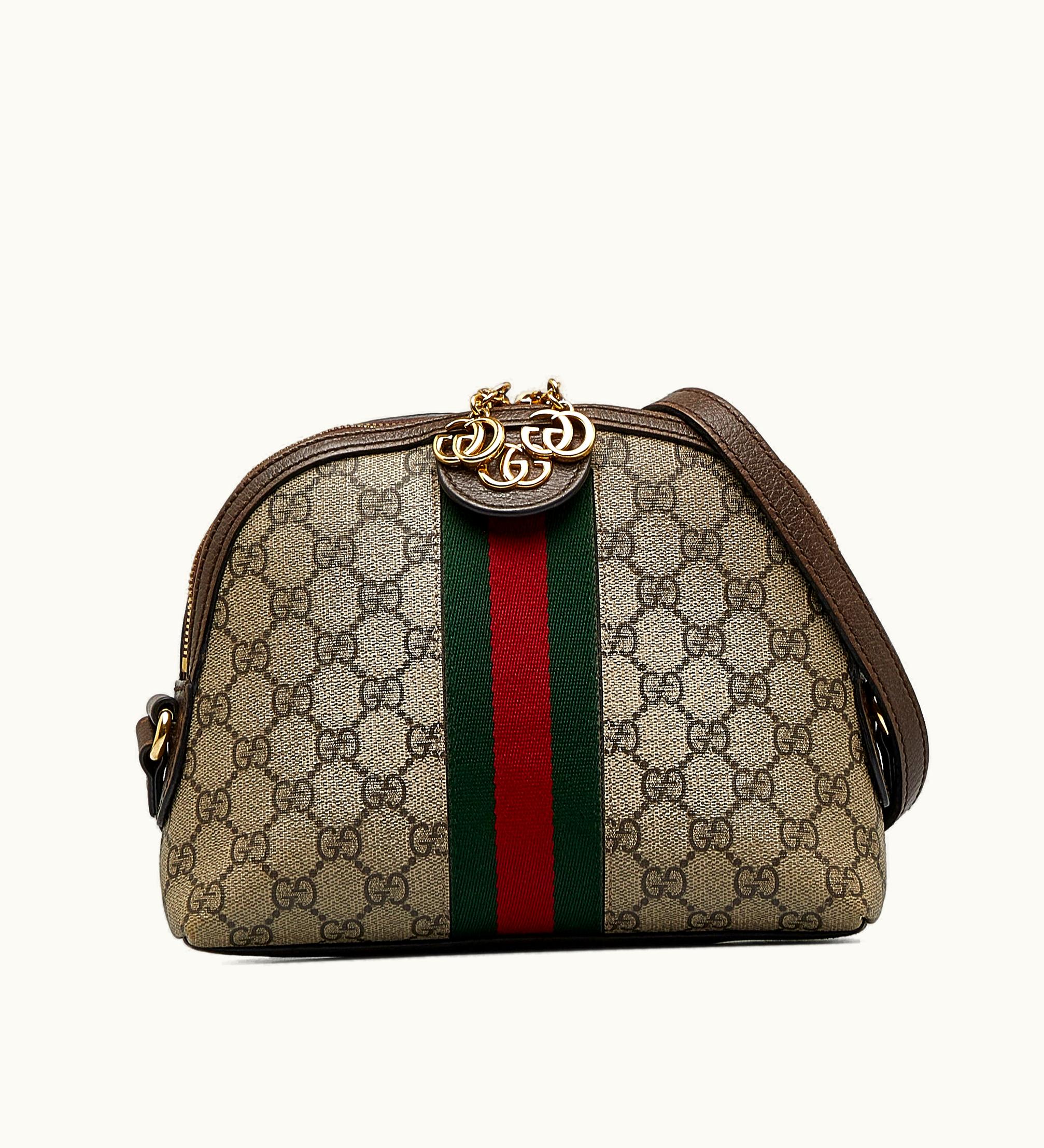 Gucci Gucci Small GG Supreme Ophidia Dome Crossbody Bag