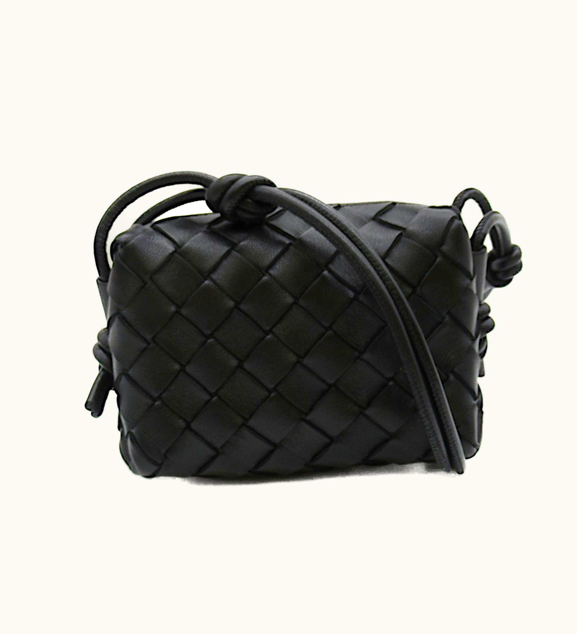 Bottega Veneta Shoulder Bag Black Lambskin [Sheep Leather] 730832V1G118425