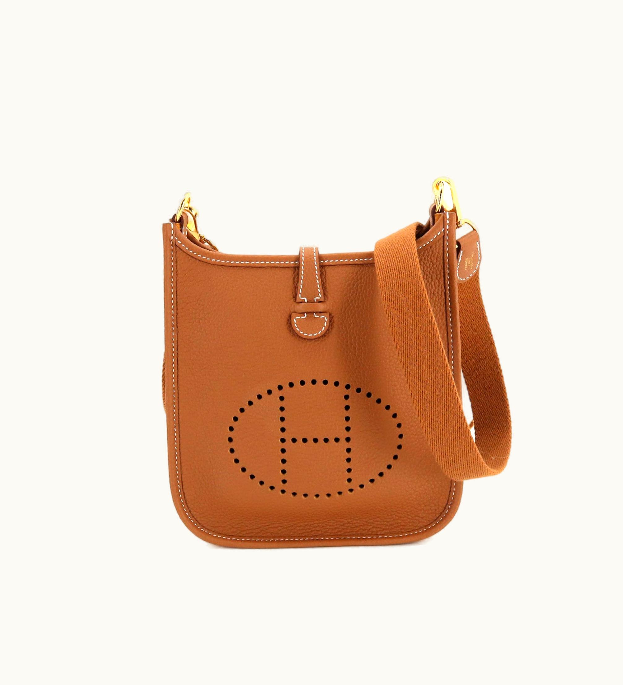 Hermès Evelyne Tpm Shoulder Bag Aurillon Clemence Gold U Carved Seal Metal Fittings Everlyne