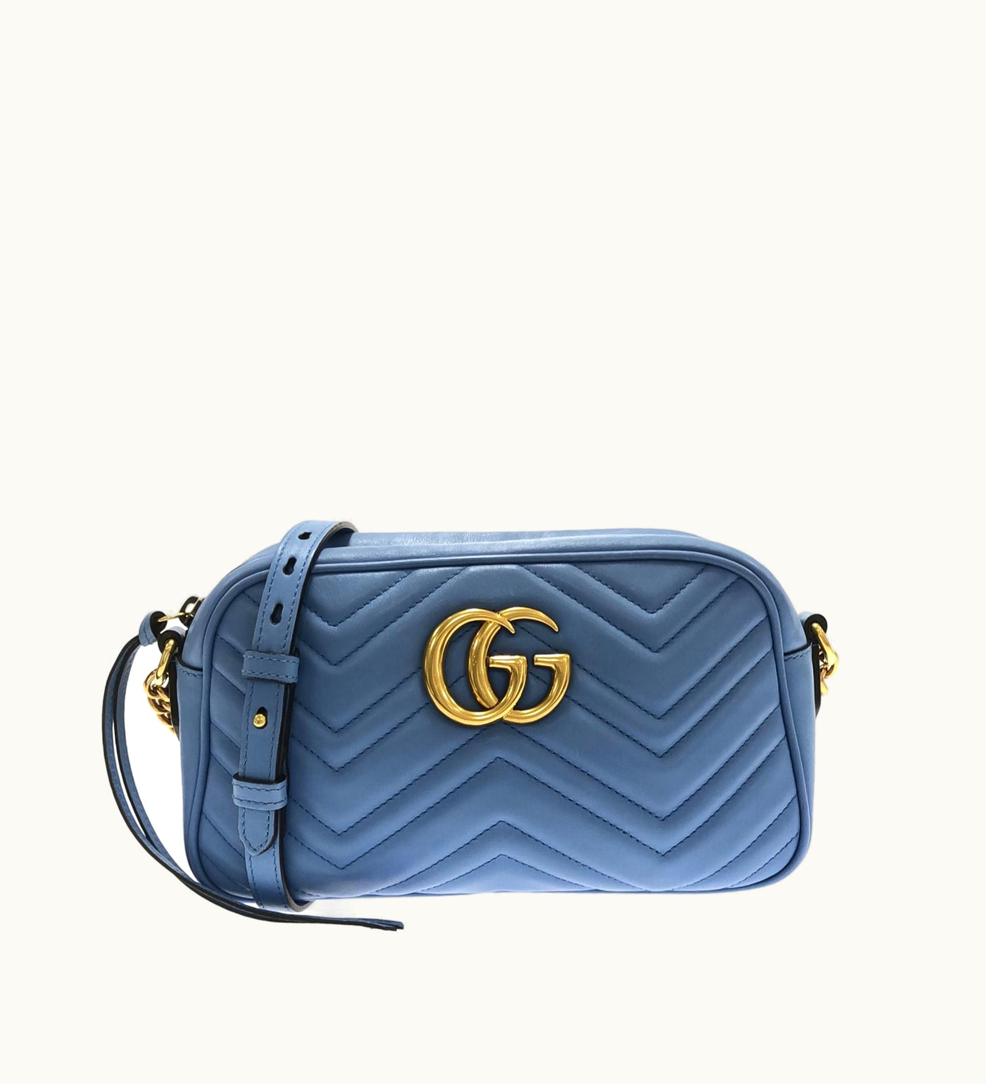 Gucci GG Marmont Matelasse Crossbody Bag Black