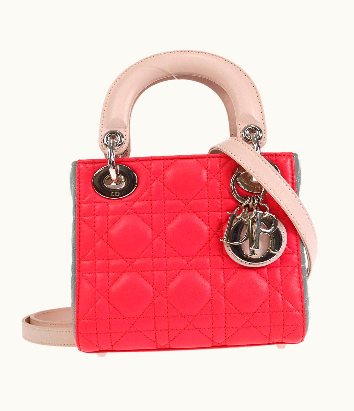 Dior Dior Christian Dior 2014 Lady Dior Bag Mini 48263