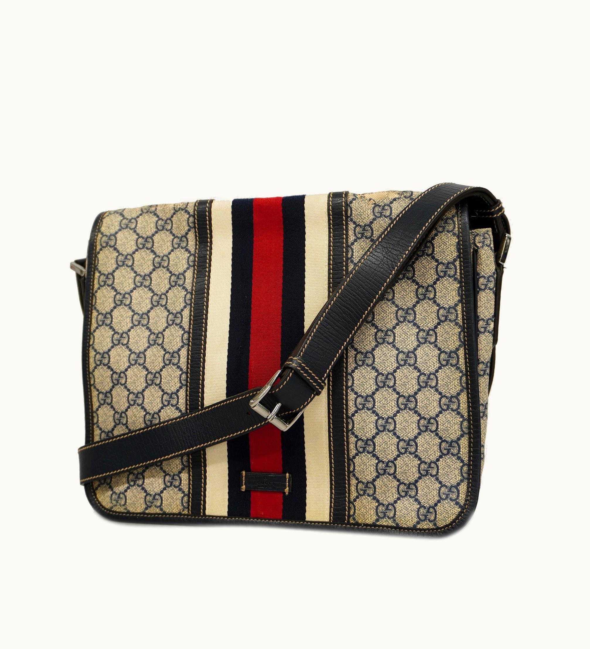 Gucci Gucci Sherry Line Sherry 145844 Women's GG Supreme, Leather