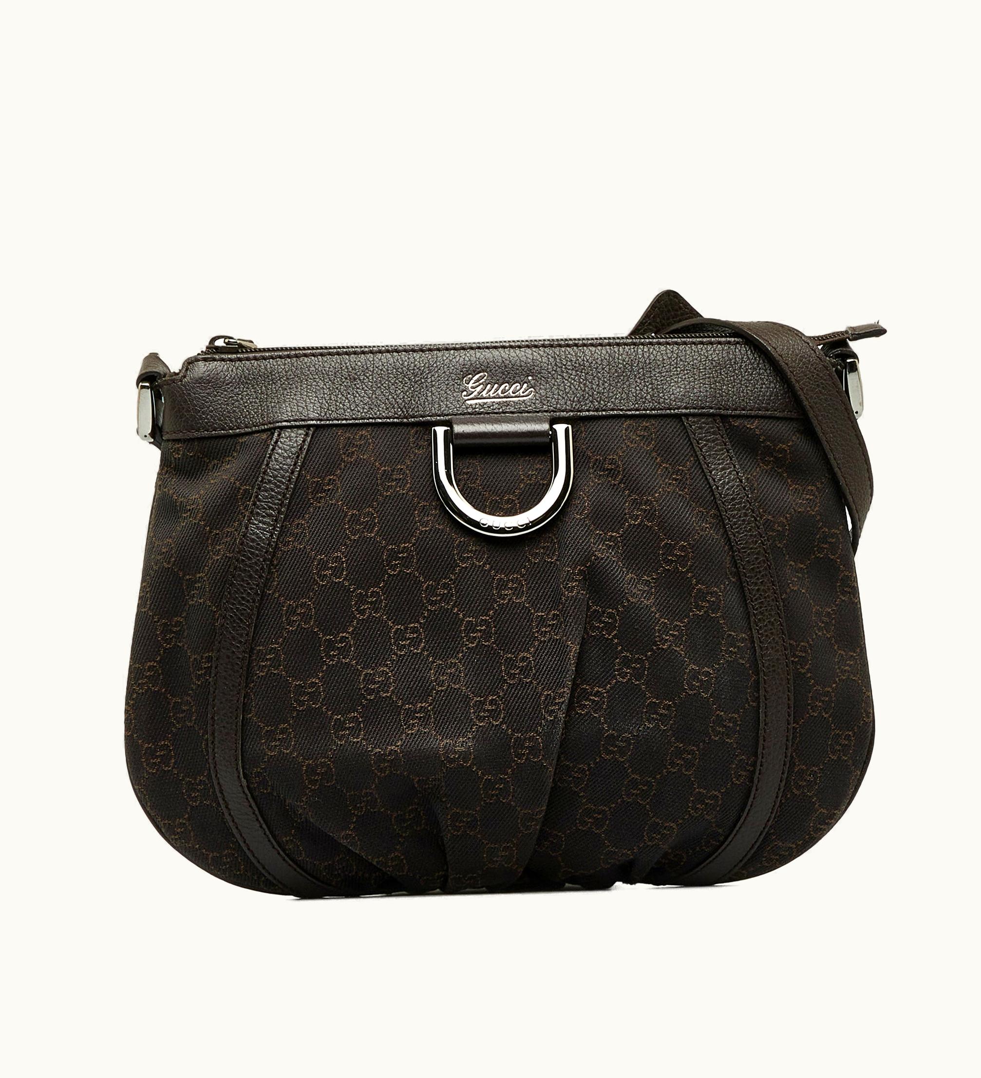 Gucci Gucci GG Canvas Abbey D-Ring Crossbody Shoulder Bag