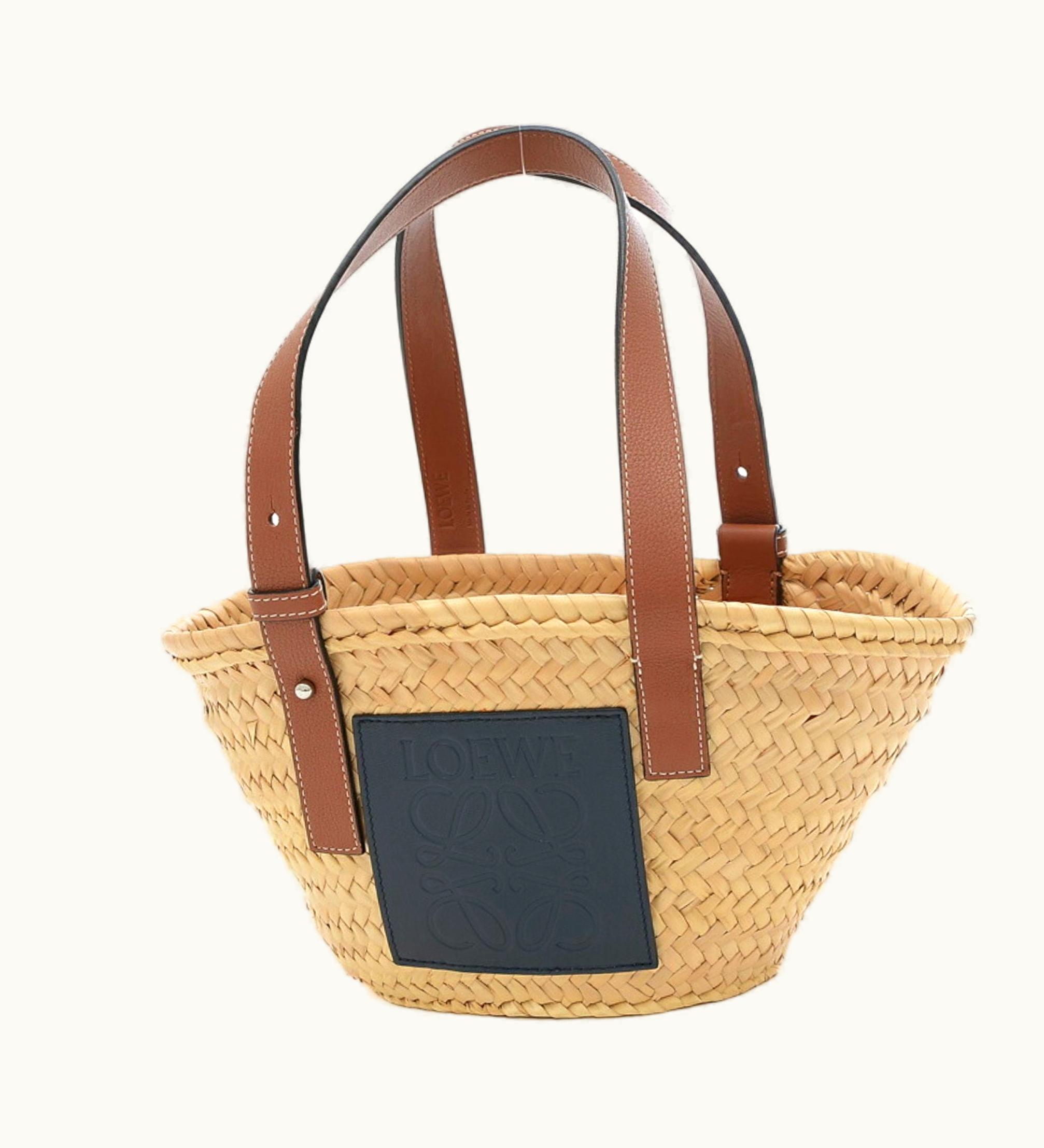 Loewe Basket Bag Small Palm Leaf/Calf Natural 327.02Ns93