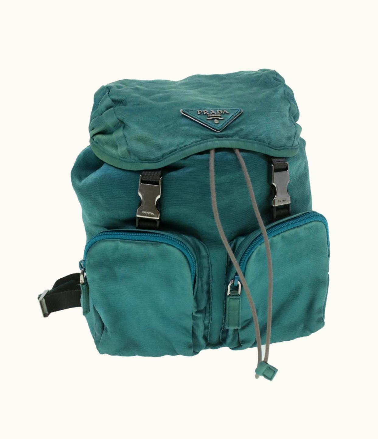 Prada Prada Backpack Wool Light Blue