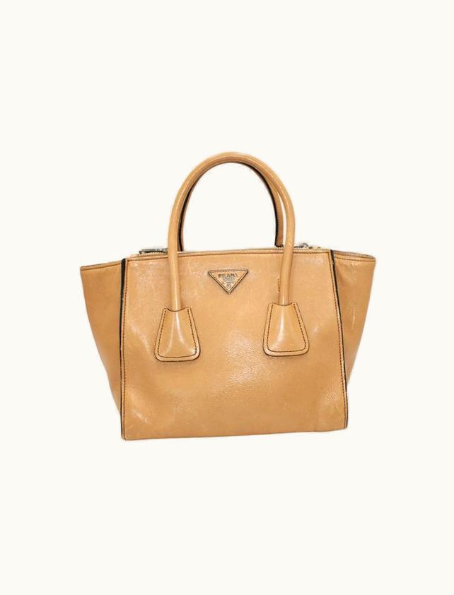 Prada Prada Brown Leather Tote