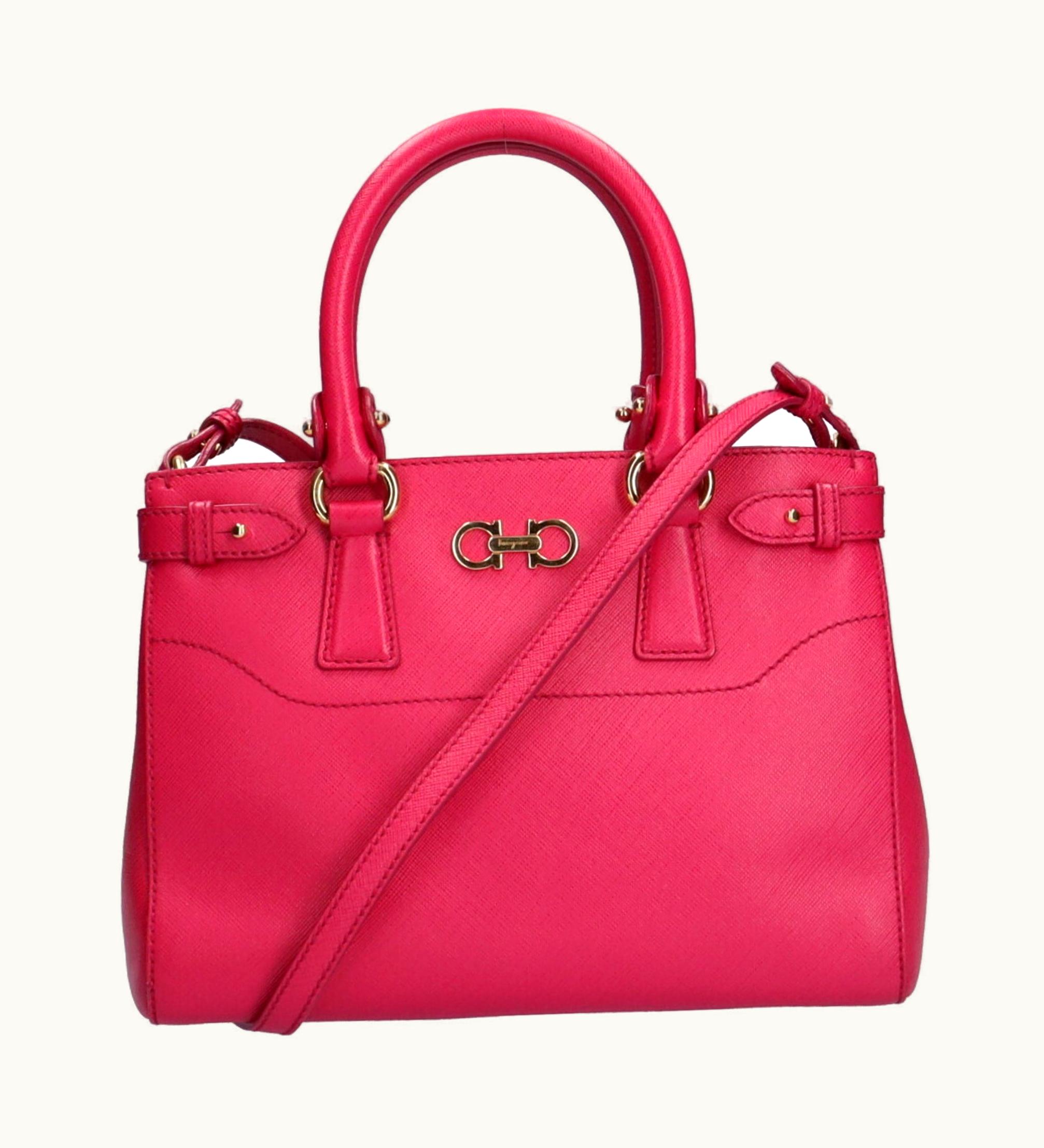 Salvatore Ferragamo Salvatore Ferragamo Shoulder Bag Leather Pink Ladies