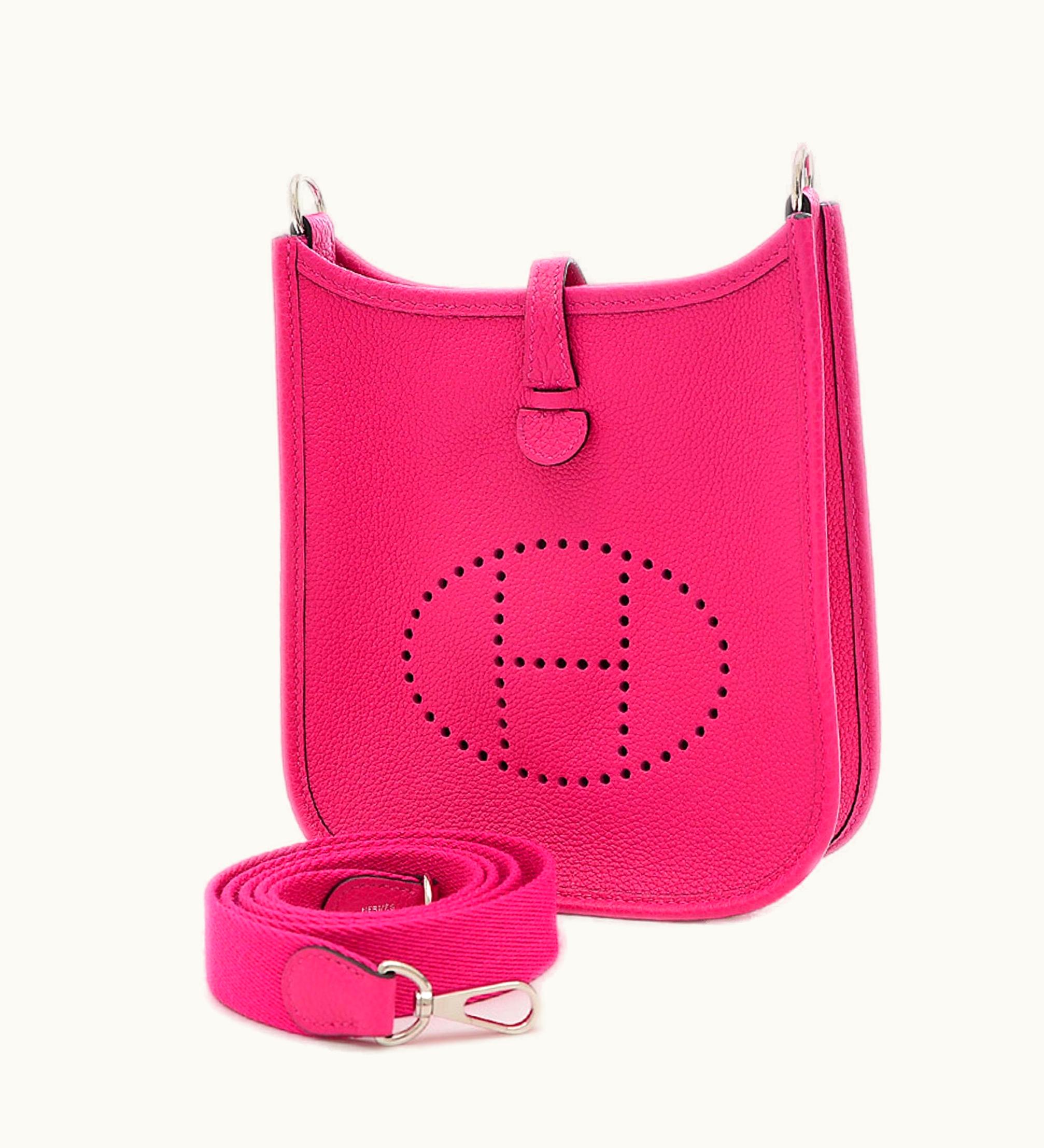 Hermès Hermès Evelyne Tpm Shoulder Bag Amazon Taurillon Maurice Rose Mexico Silver Hardware Z Engraved