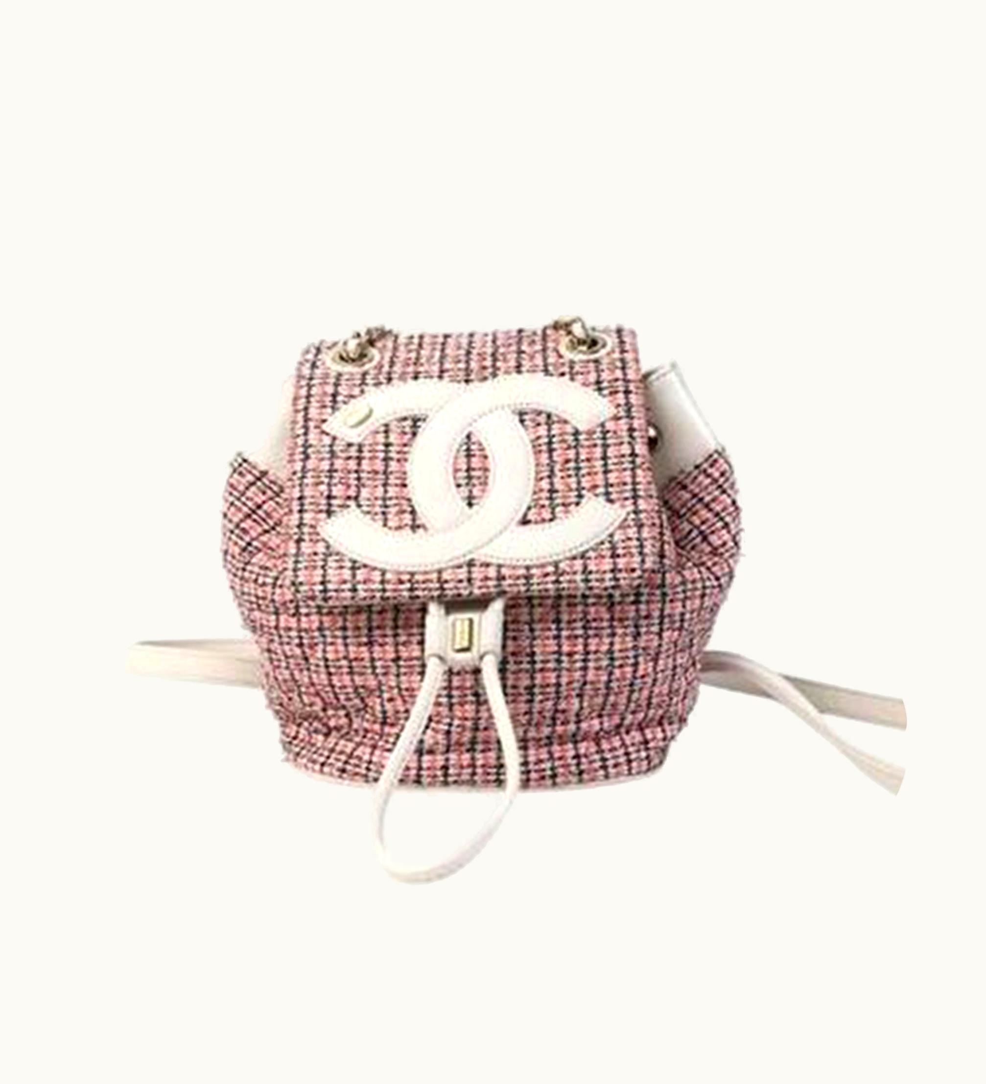 Chanel Chanel CC Mania Tweed Backpack