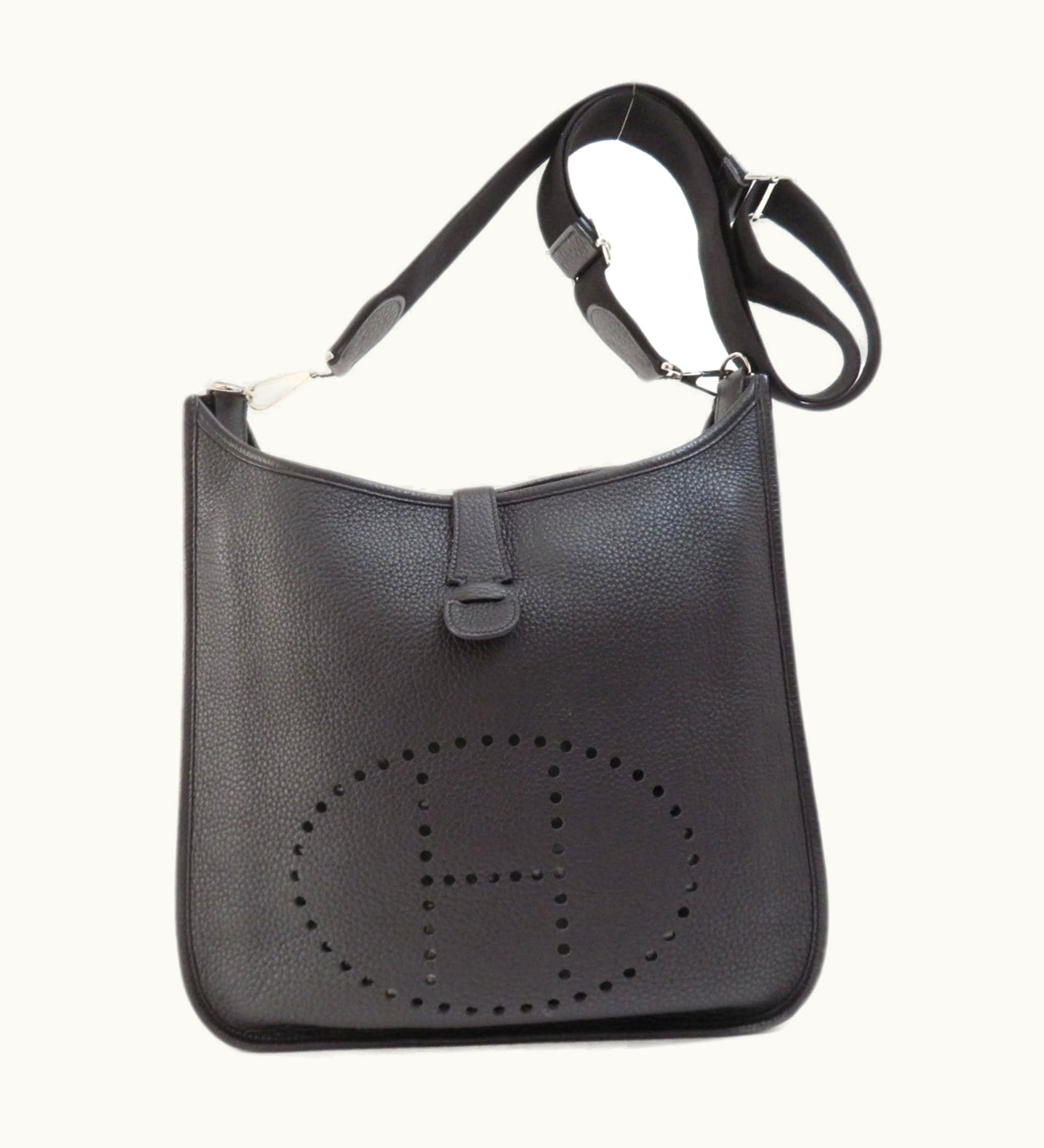 Hermès Hermès Evelyne 3 Black Shoulder Bag Togo Ladies
