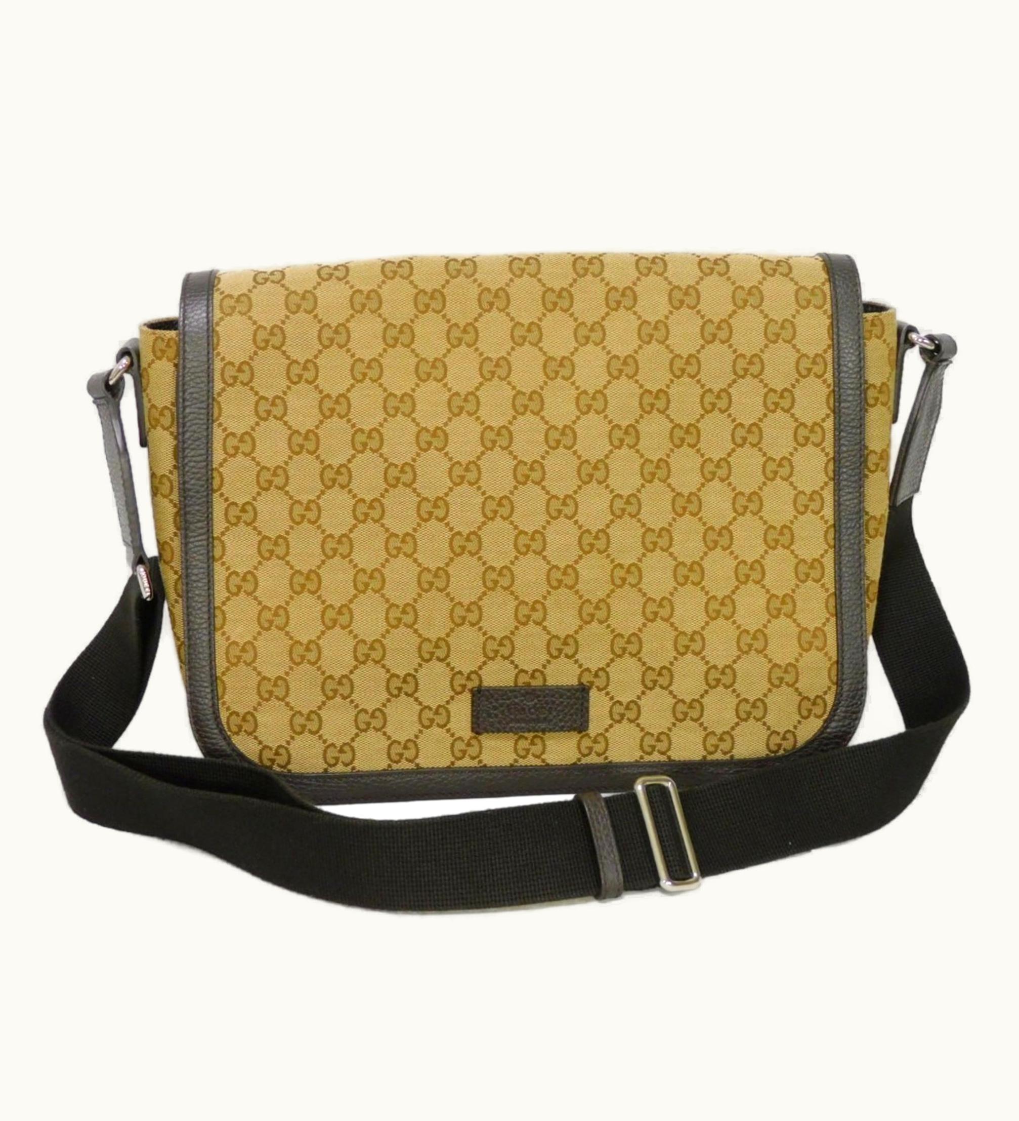 Gucci Gucci Shoulder Bag GG Canvas Messenger Beige Brown Crossbody Logo Embossed 449171 Ky9Kn 9886 Men's Women's