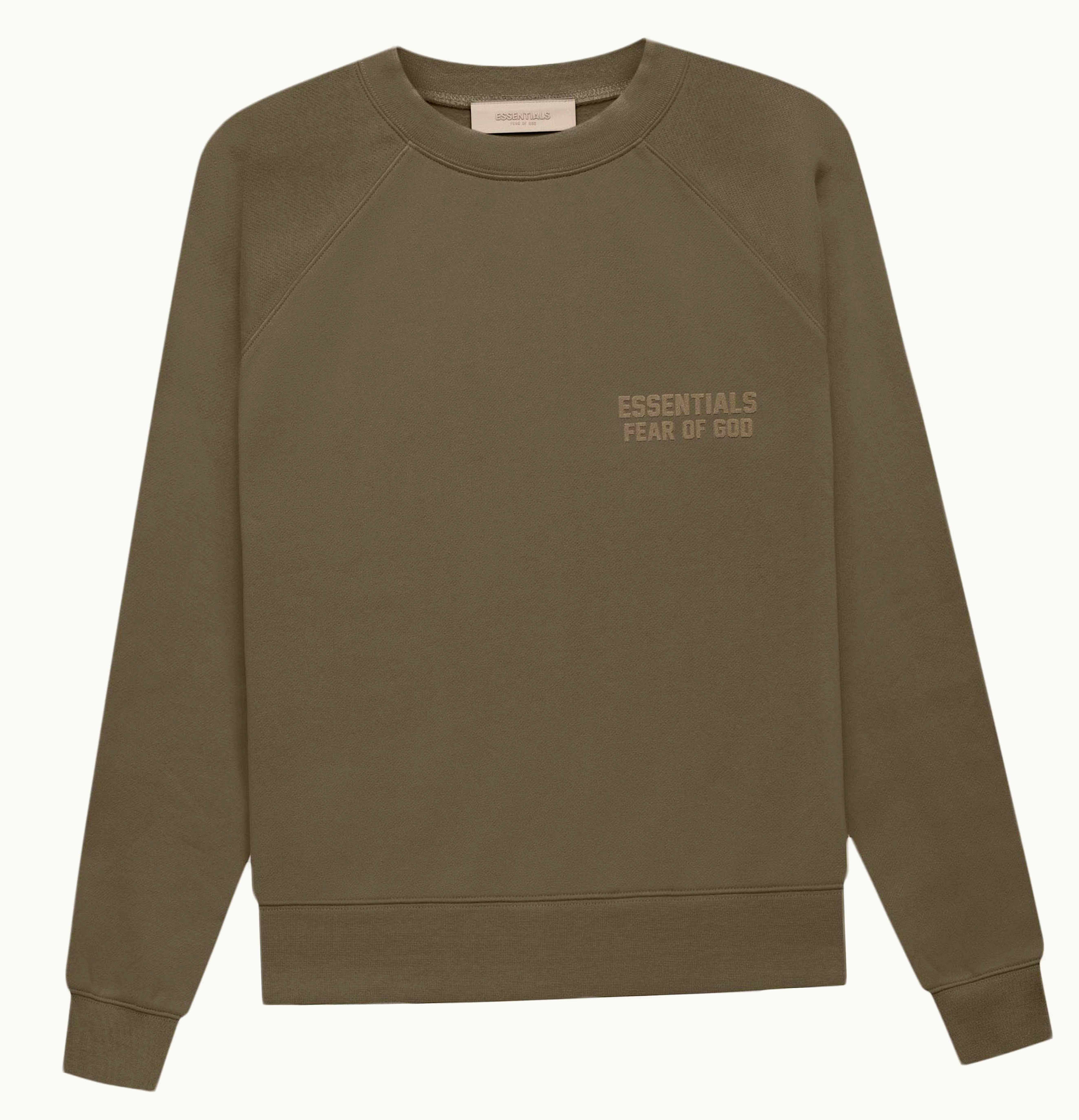 FEAR OF GOD Fear of God Essentials Crewneck Wood