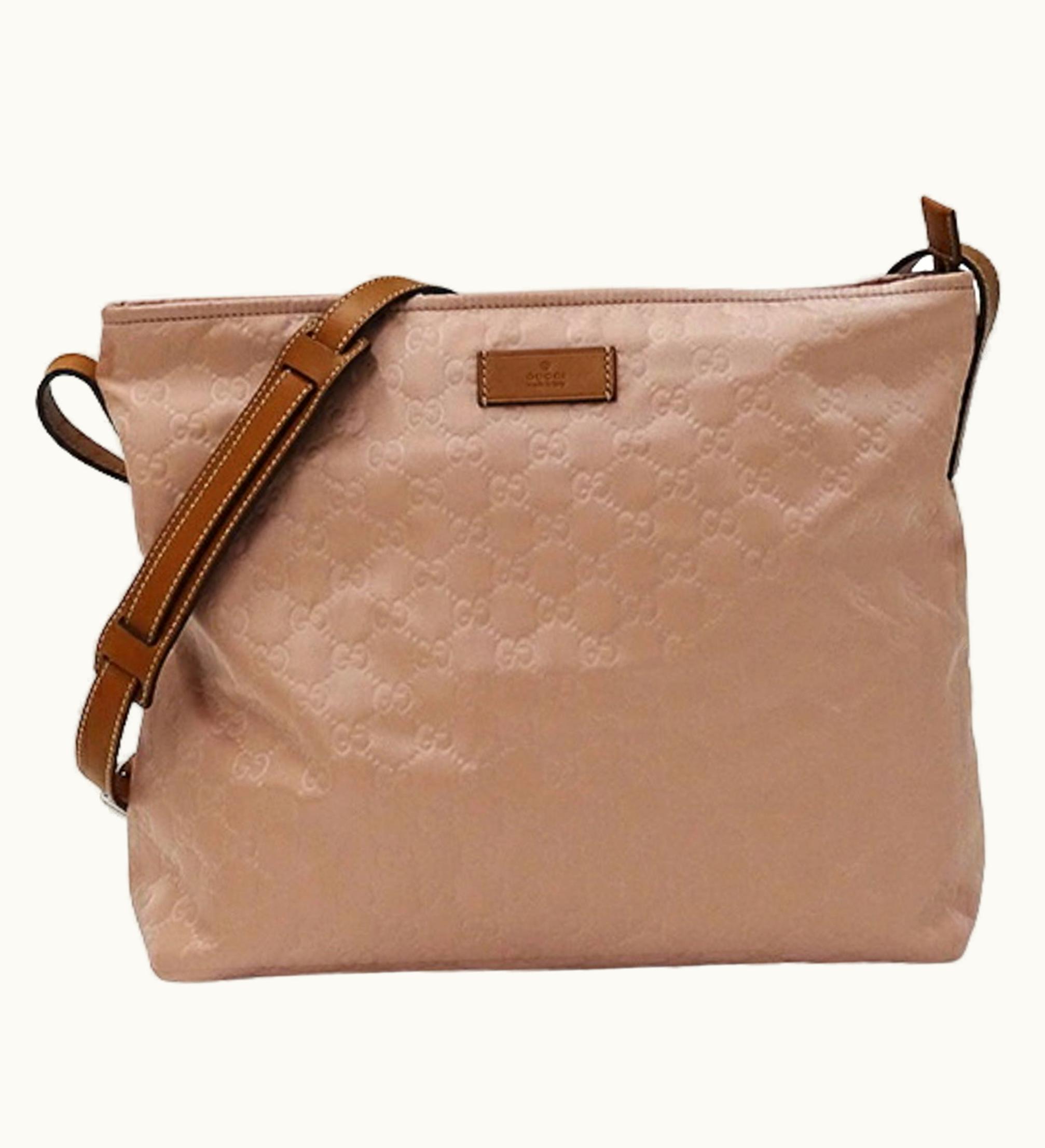 Gucci Gucci Bag Ladies Shoulder GG Nylon Pink 308840