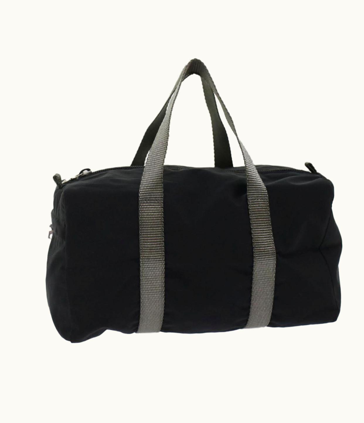 Prada Prada Sports Hand Bag Nylon Black Am4807