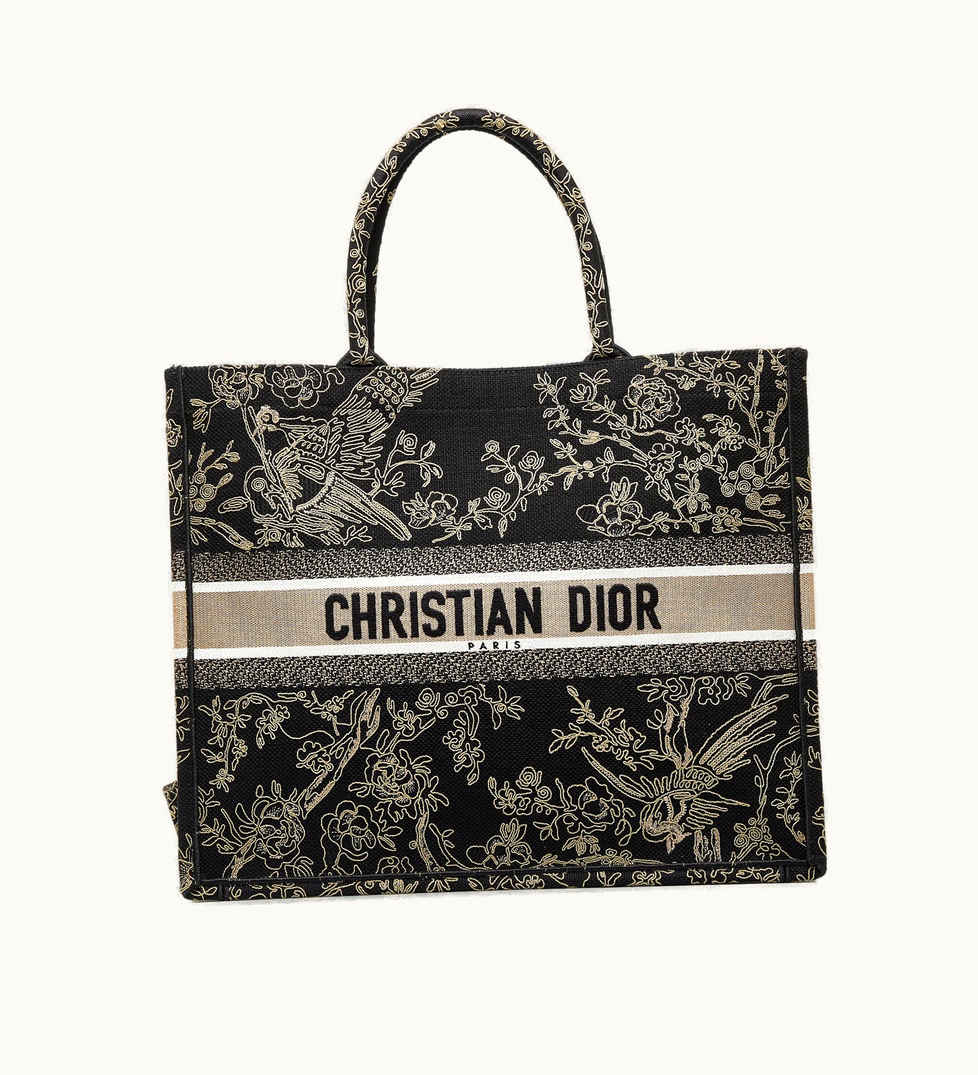 Dior Dior Large Ornamental Cornely Book Tote Tote Bag