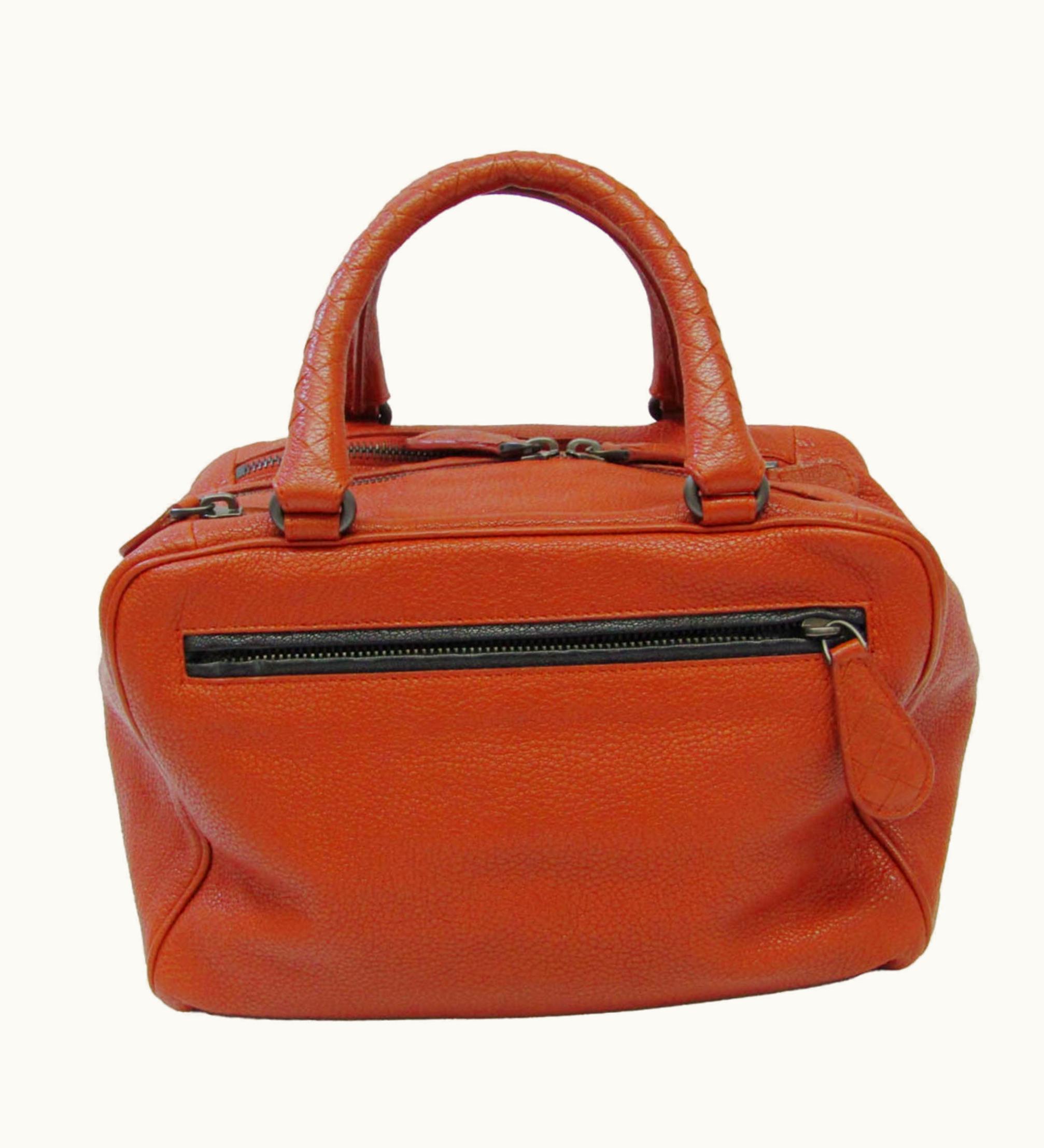 Bottega Veneta Bottega Veneta Intrecciato Women's Leather Handbag Brown