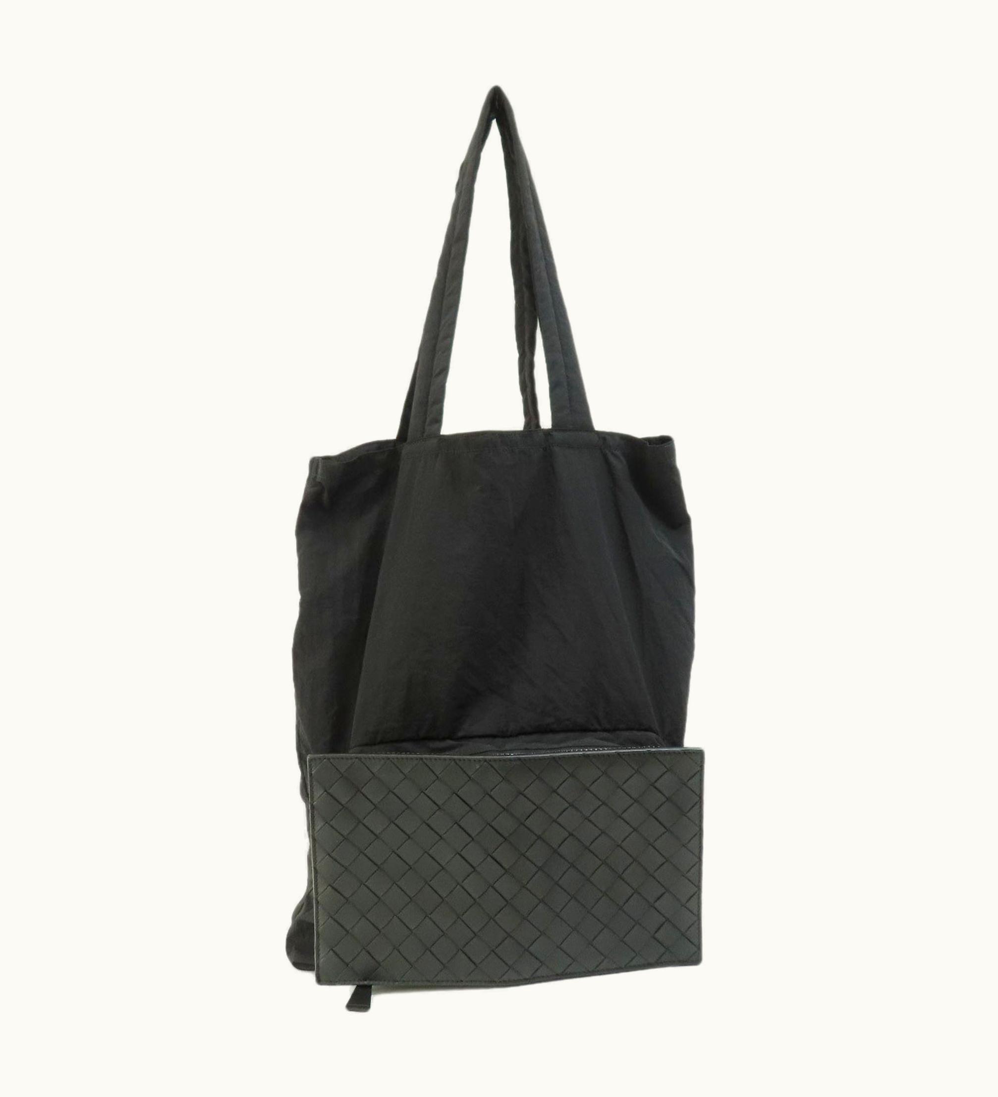 Bottega Veneta Bottega Veneta Eco Bag Intrecciato Tote Leather/Nylon Women's