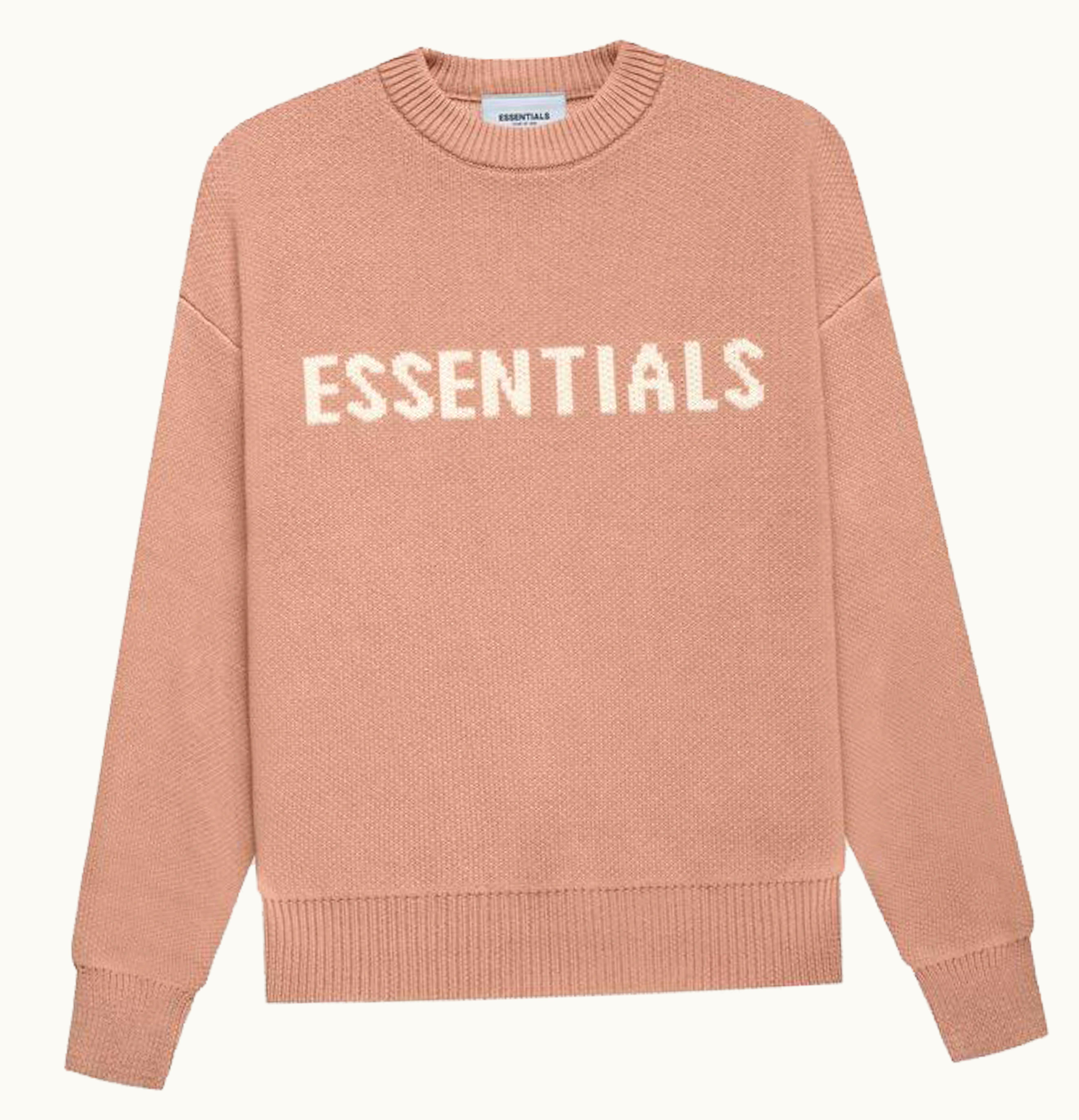 FEAR OF GOD Fear of God Essentials Kids Knit Pullover Matte Blush