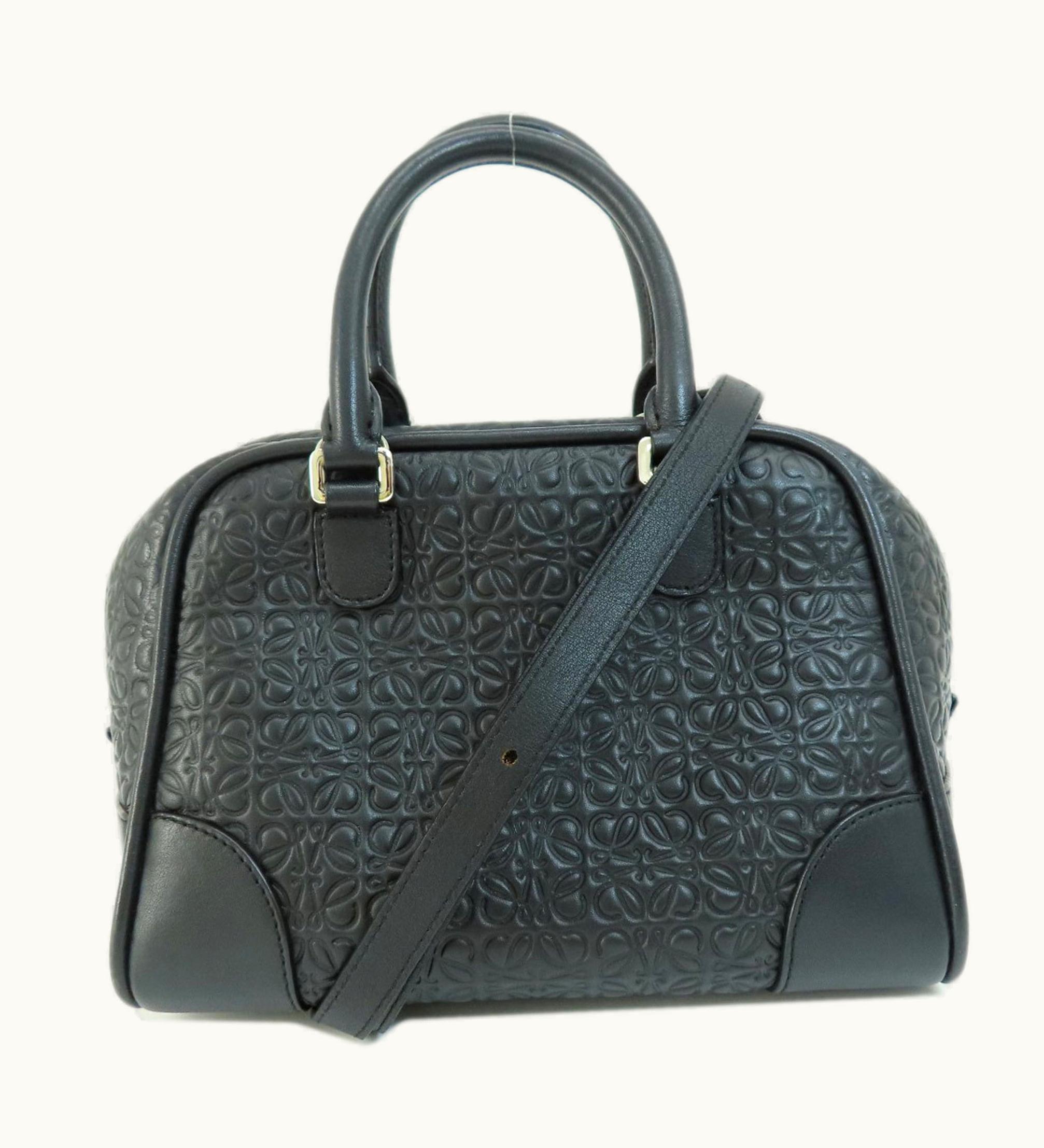 Loewe Loewe Amazona Mini Handbag Calf Women's Black