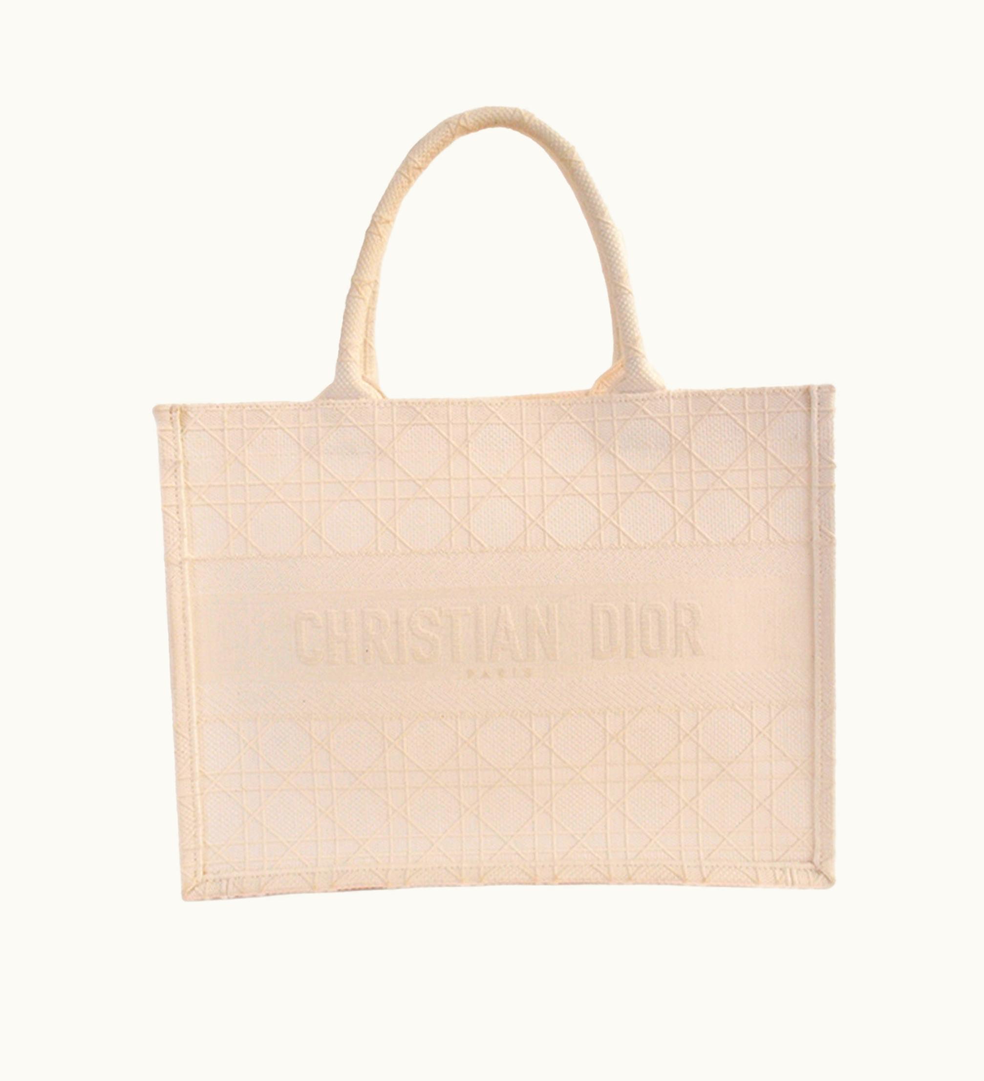 Dior Dior Medium Cannage Book Tote Tote Bag