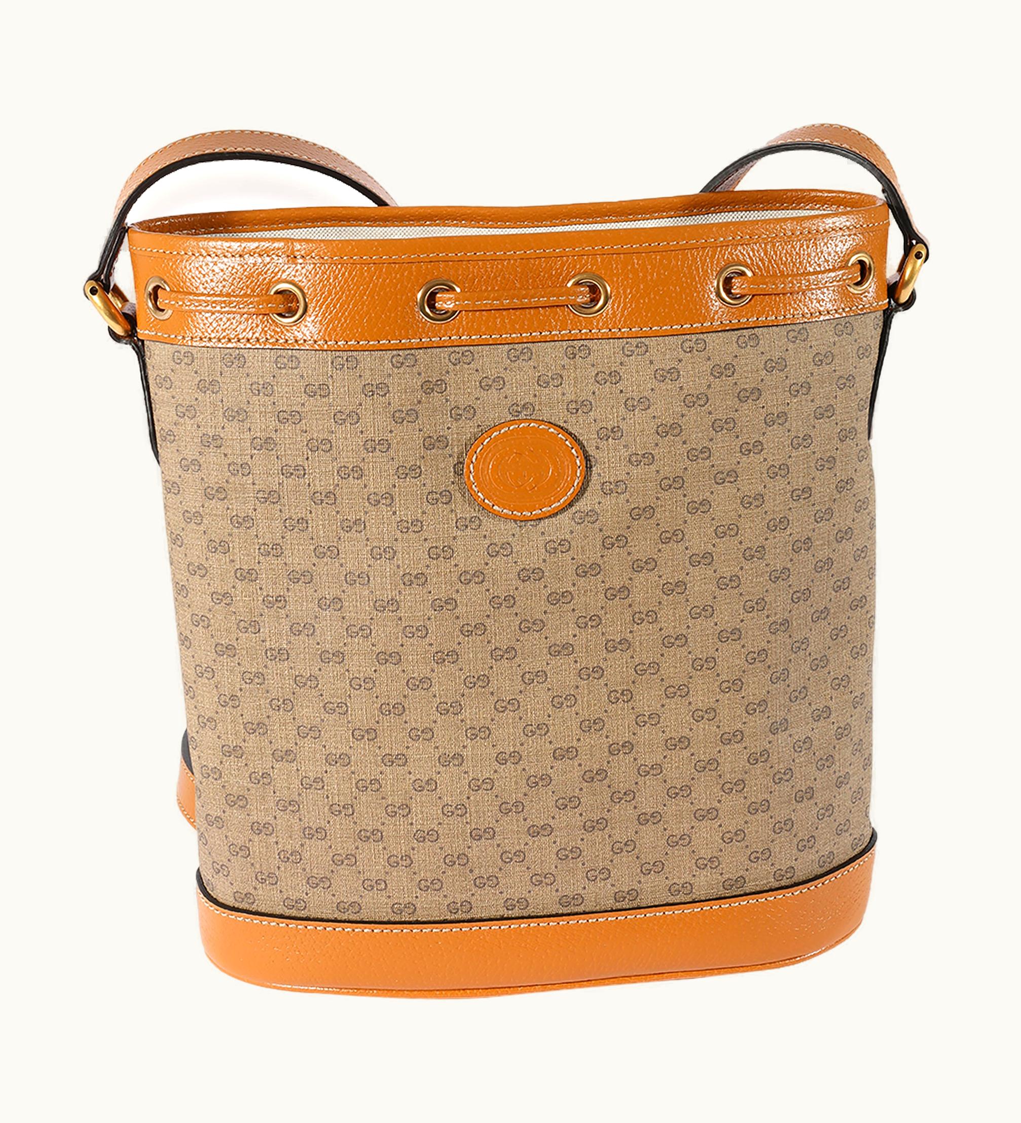 Gucci Gucci X Disney Vintage GG Supreme Mickey Mouse Bucket Bag