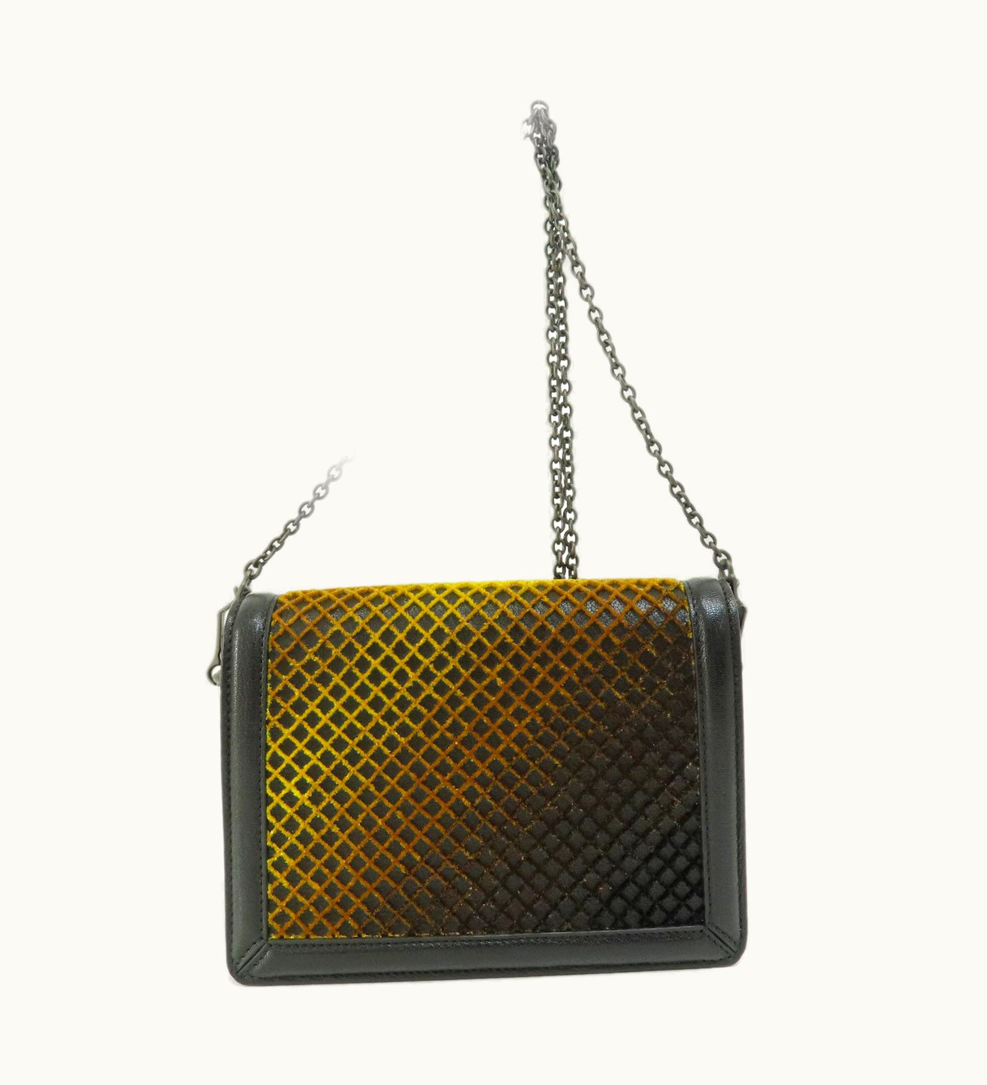 Bottega Veneta Bottega Veneta Gradient Chain Shoulder Bag Leather Women's