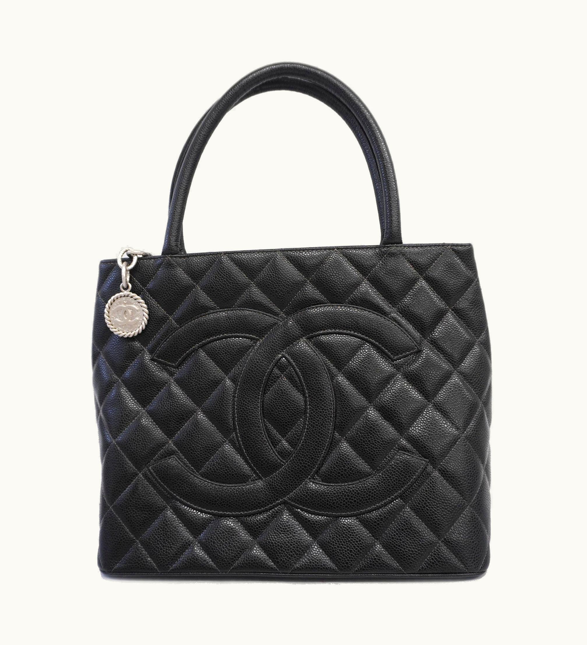 Chanel Chanel Reprint Tote Women's Leather Tote Bag Black