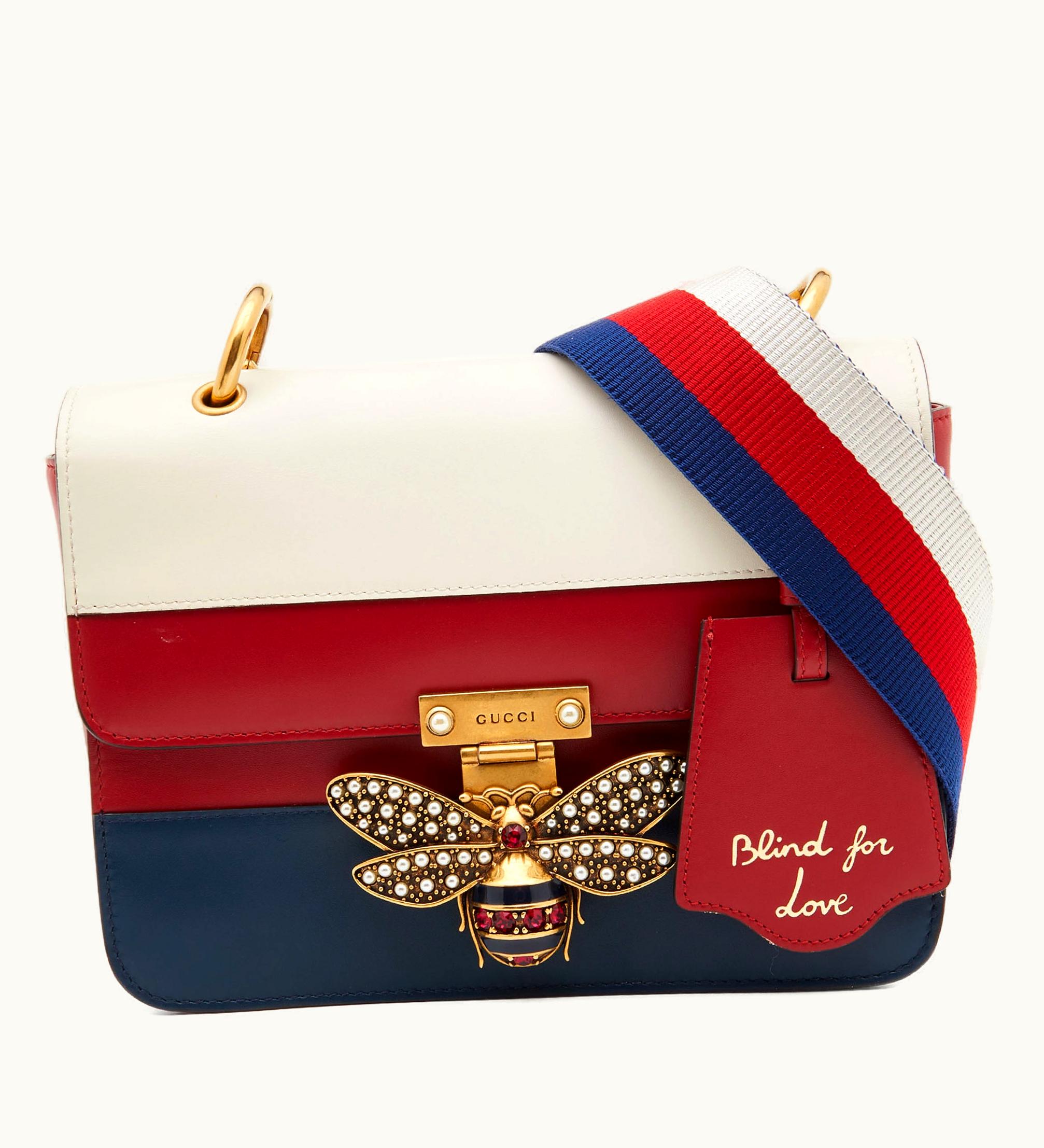 Gucci Gucci Multicolor Leather Queen Margaret Shoulder Bag