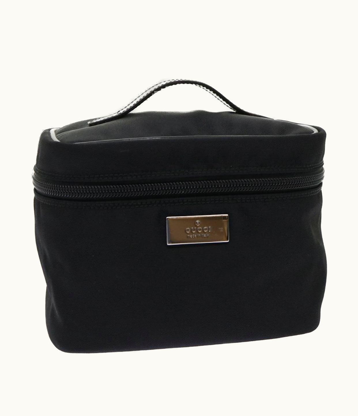 Gucci Gucci Vanity Cosmetic Pouch Nylon Black 0390951 001998