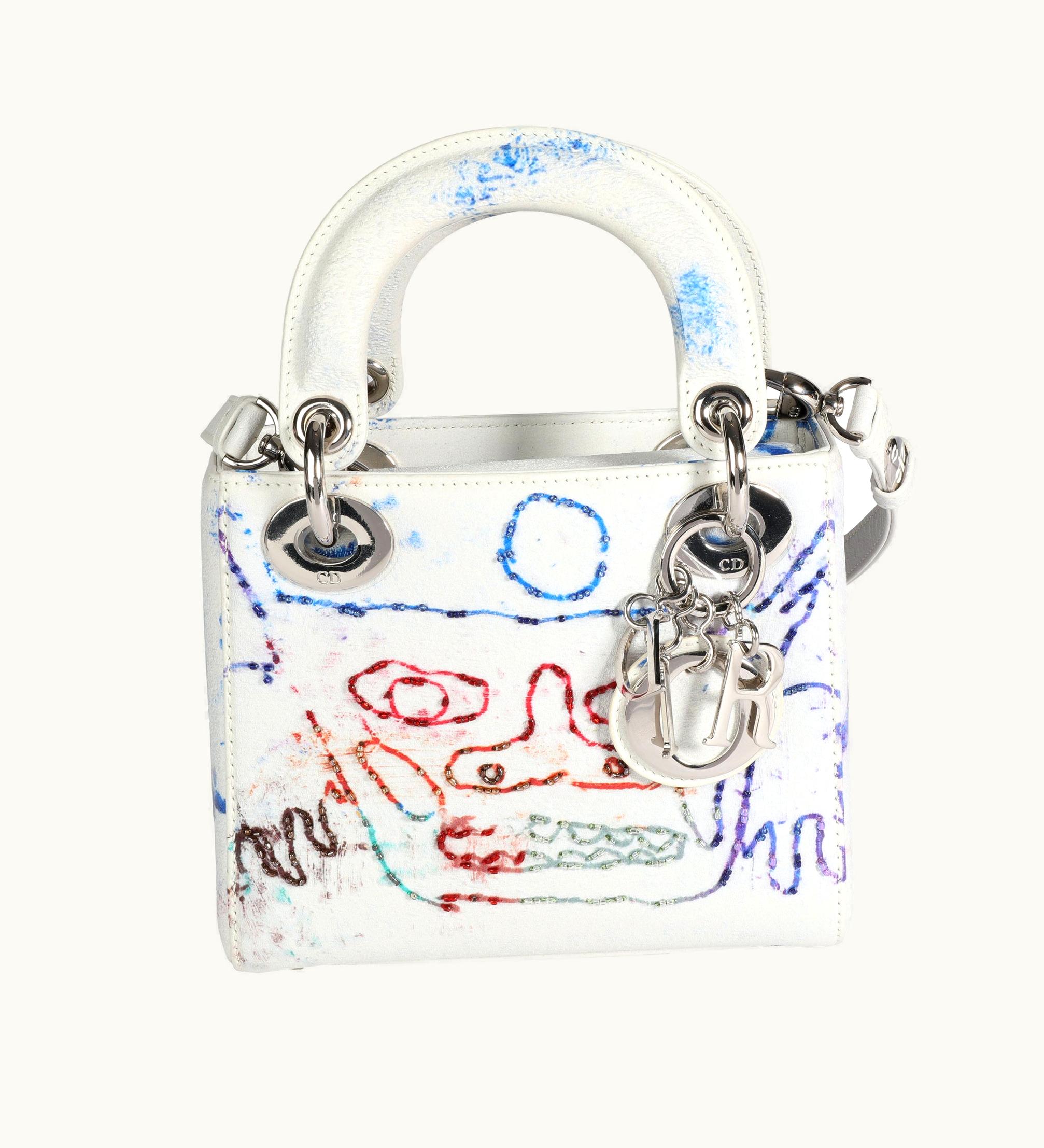 Dior Dior Christian Dior X Spencer Sweeney Limited Edition Multicolor Mini Lady Bag