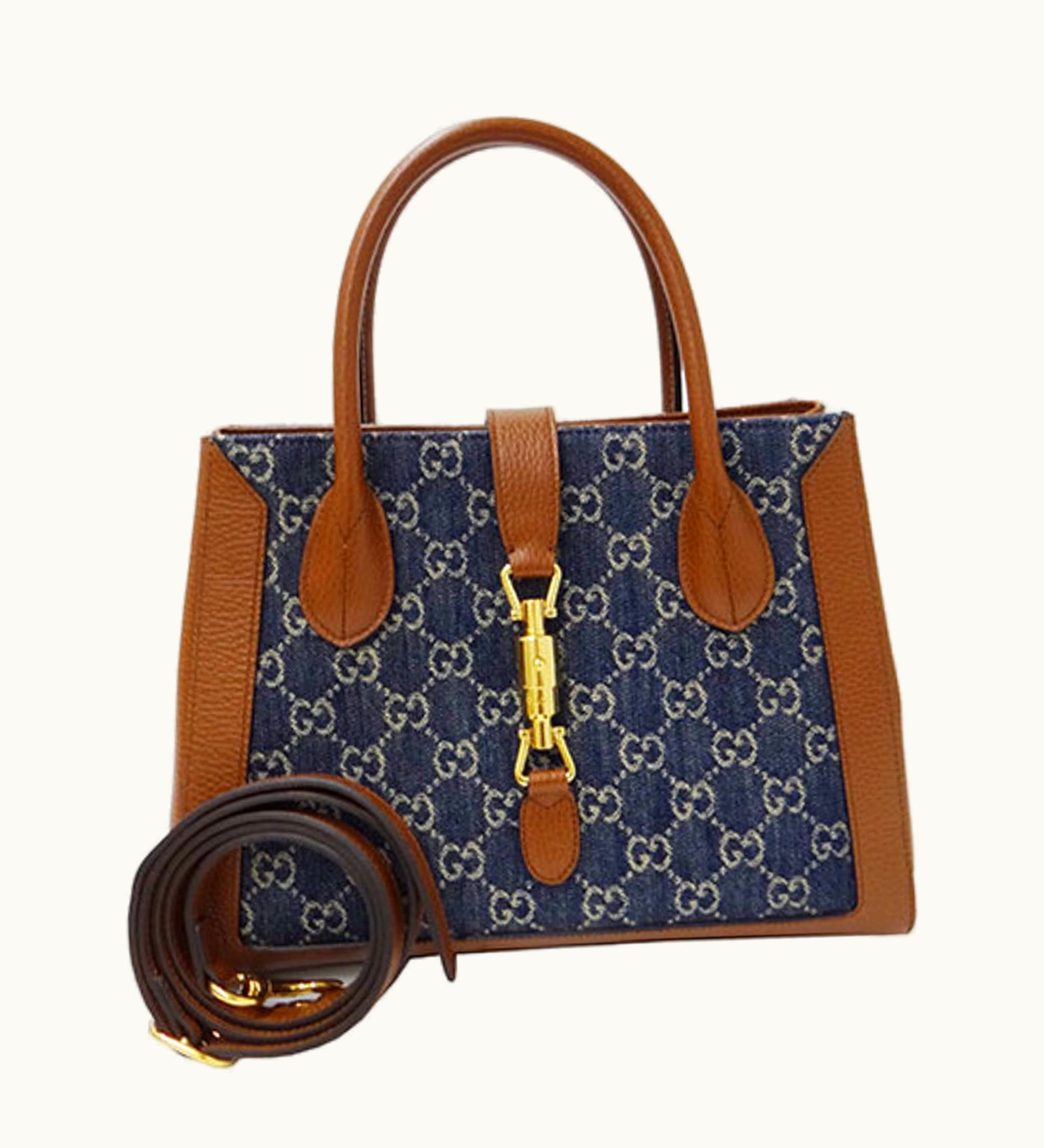 Gucci Gucci Bag Ladies Handbag Shoulder 2Way Canvas Leather Jackie 649016