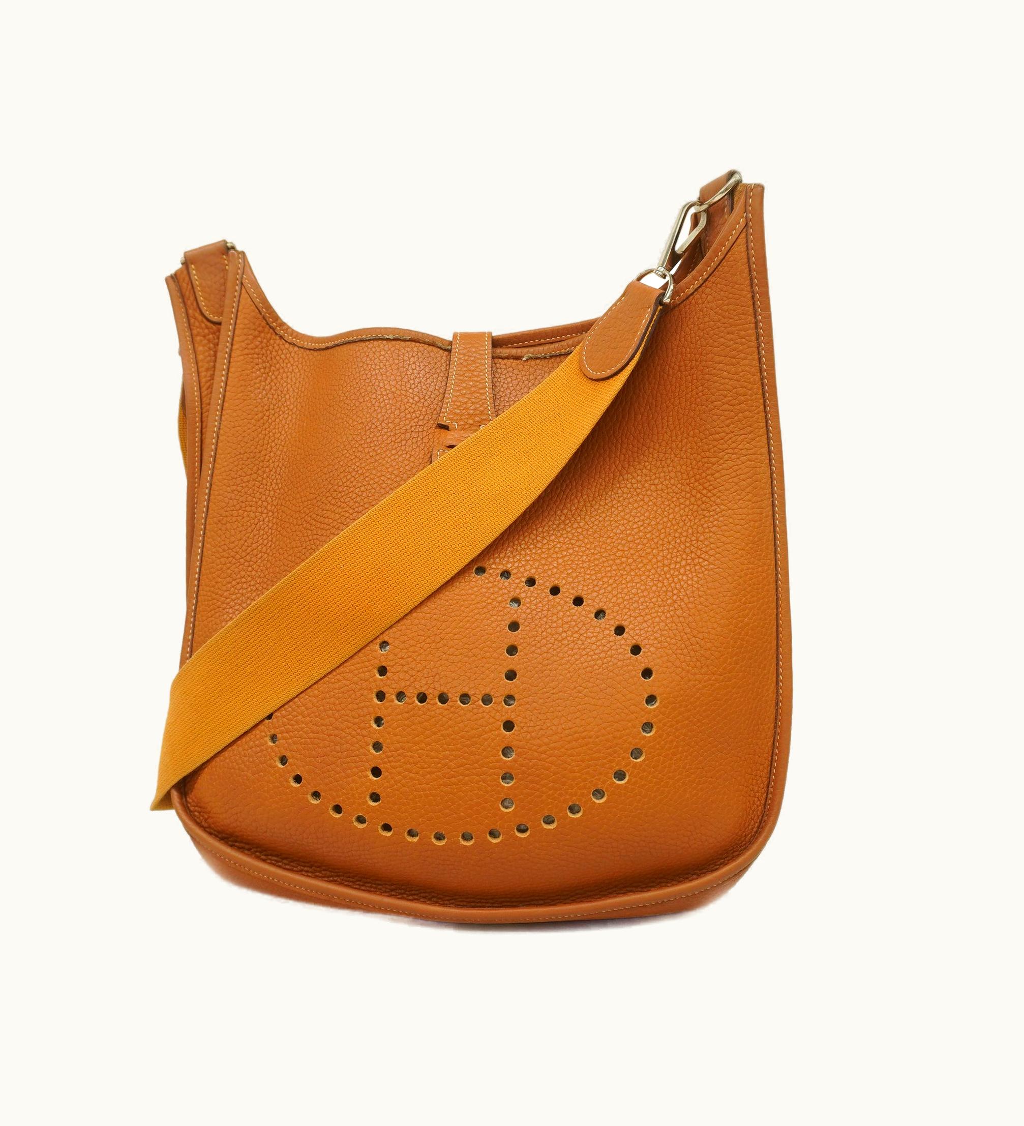 Hermès Hermès Shoulder Bag Evelyne 2 I Stamp Taurillon Clemence Gold Silver Metal