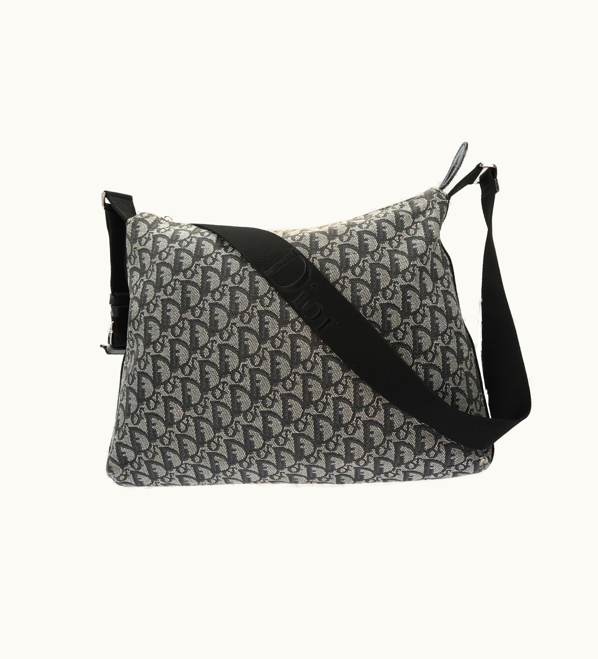 Dior Dior Christian Dior Crossbody Bag In Blue Fabric